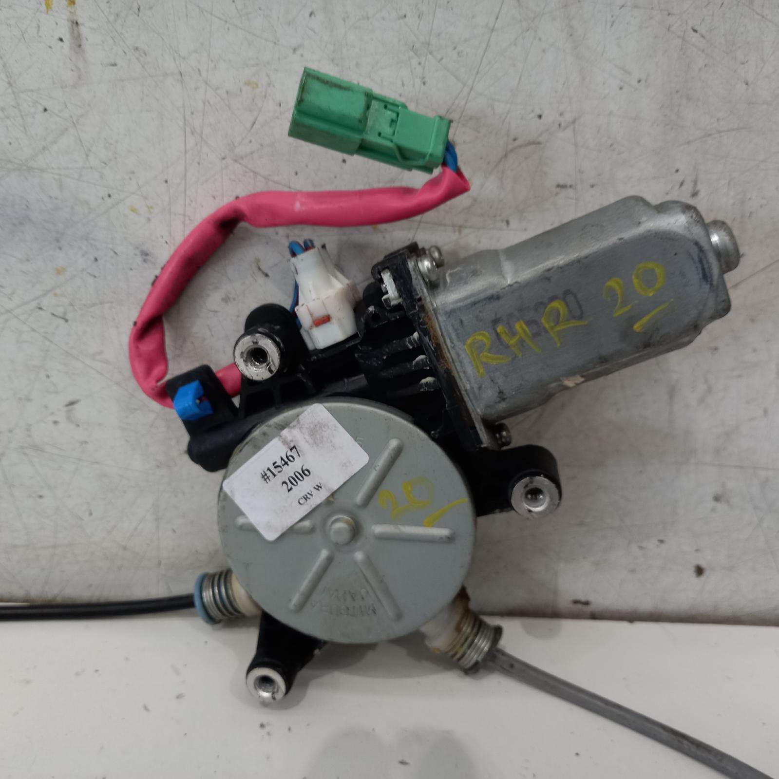 View Auto part Right Rear Wnd Reg/Motor Honda Crv 2006