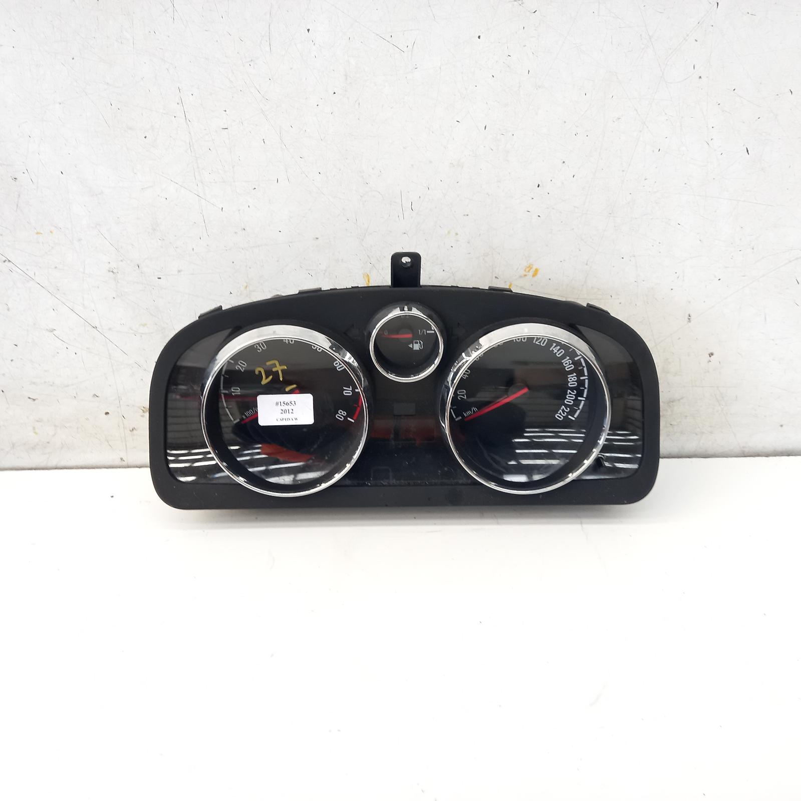 View Auto part Instrument Cluster Holden Captiva 2012