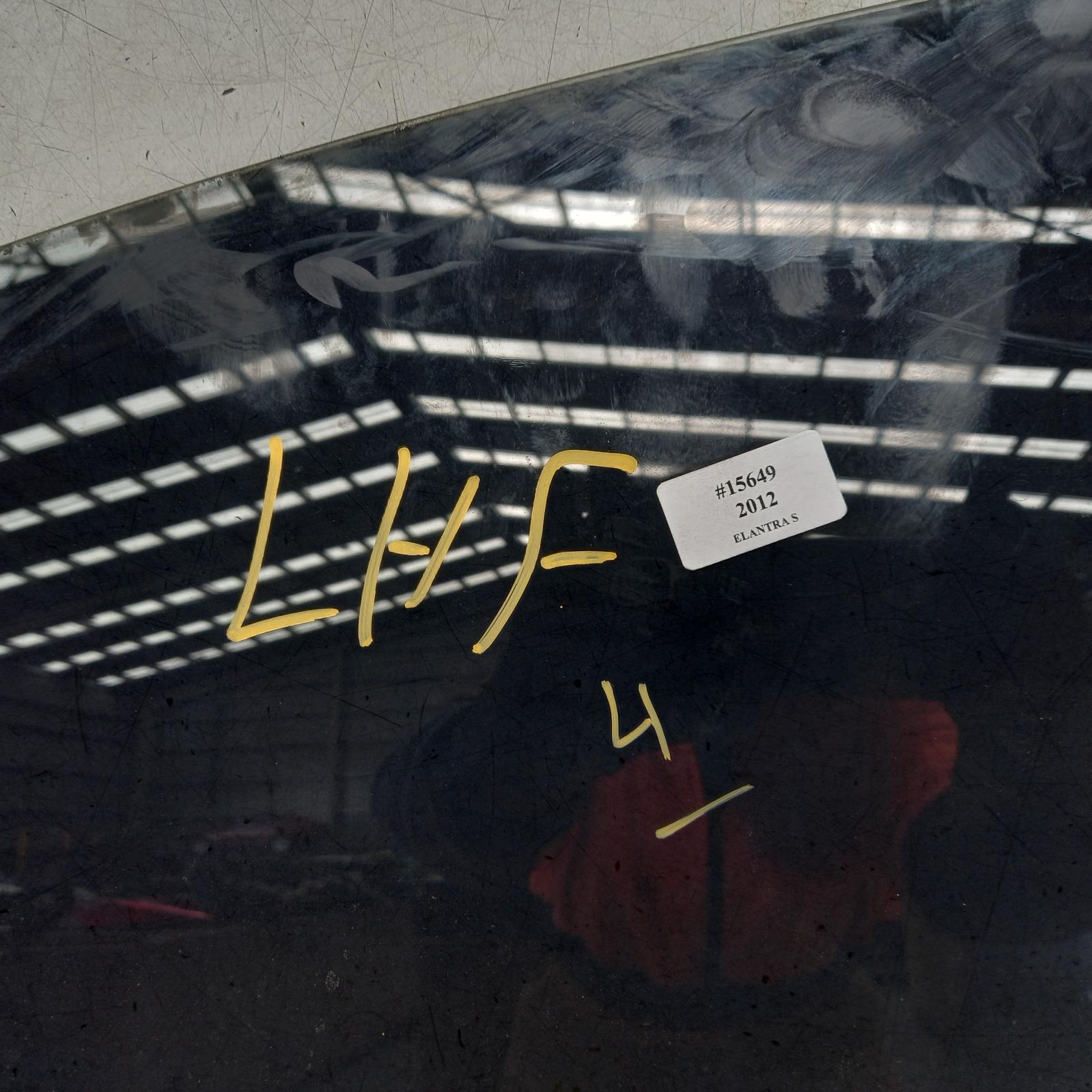 View Auto part Left Front Door Window Hyundai Elantra 2012