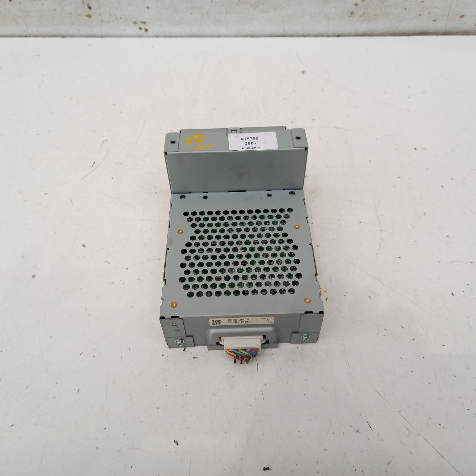 View Auto part Radio/Cd/Dvd/Sat/Tv Toyota Kluger 2007
