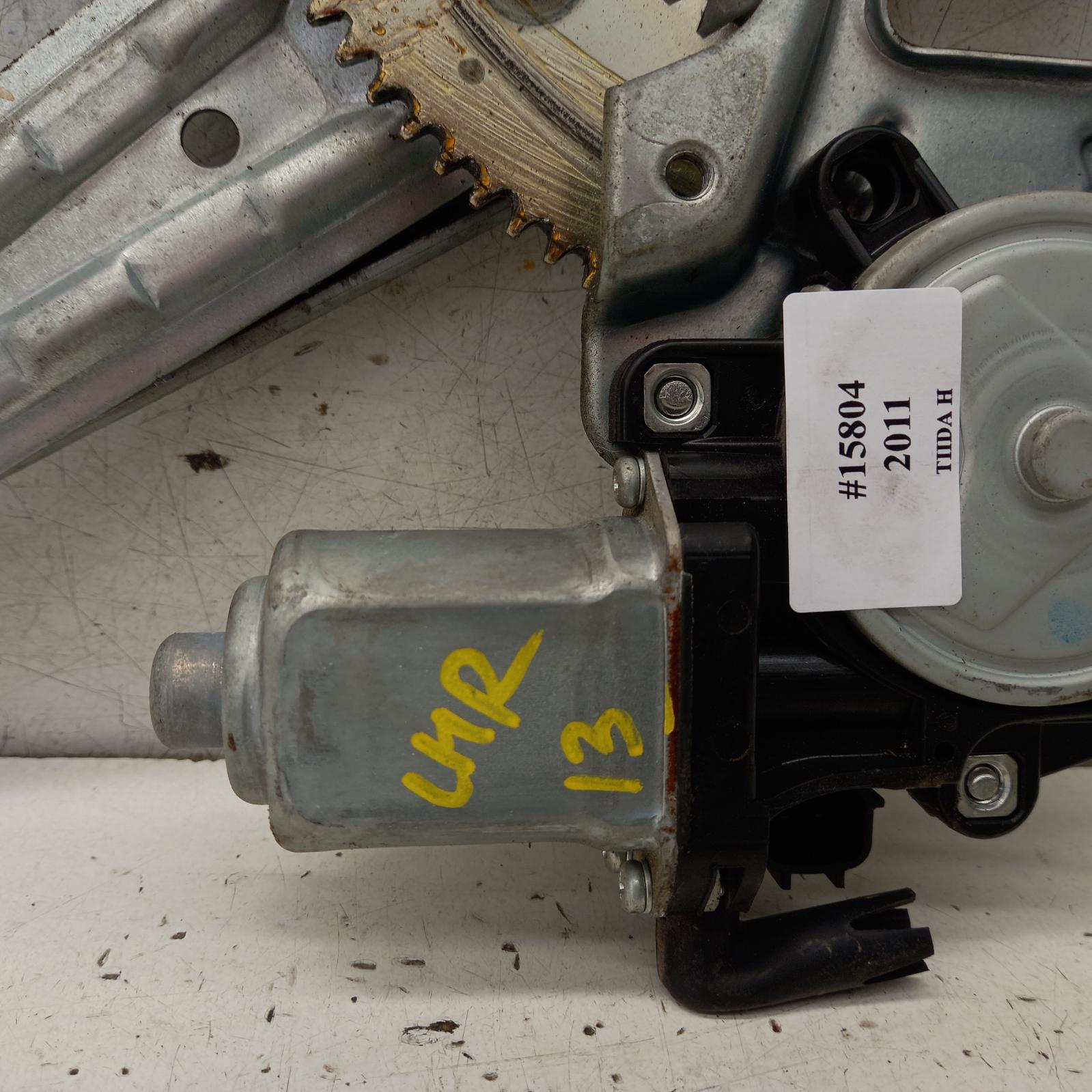 2011 Nissan Tiida Left Rear Wnd Reg/Motor View Auto part Left Rear Wnd Reg/Motor Nissan Tiida 2011