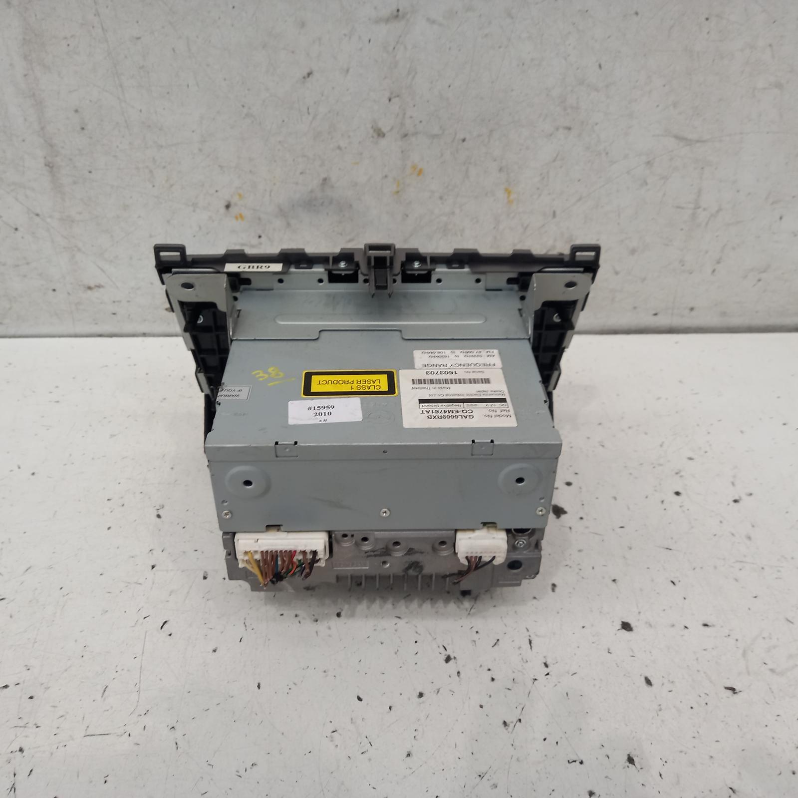 View Auto part Radio/Cd/Dvd/Sat/Tv Mazda 6 2010