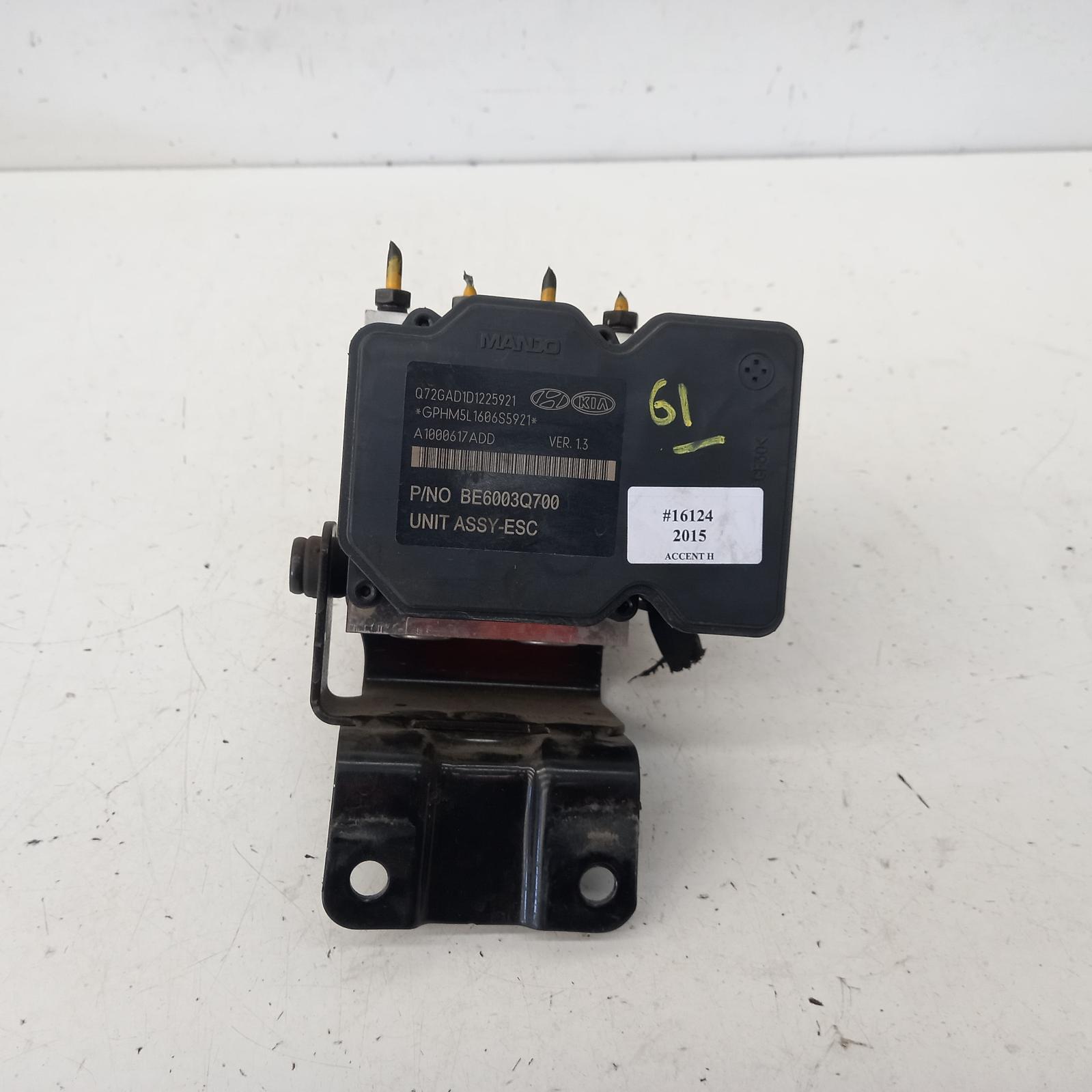 View Auto part Abs Pump/Modulator Hyundai Accent 2015