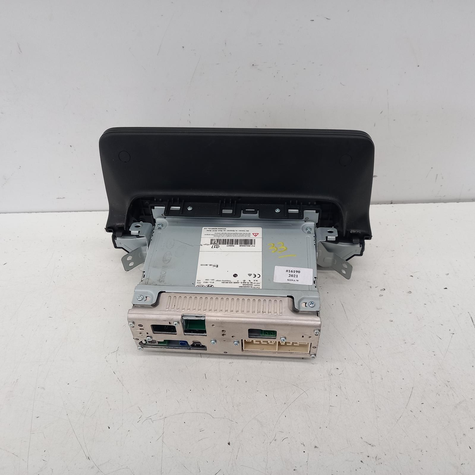2021 Hyundai Kona Radio/Cd/Dvd/Sat/Tv View Auto part Radio/Cd/Dvd/Sat/Tv Hyundai Kona 2021