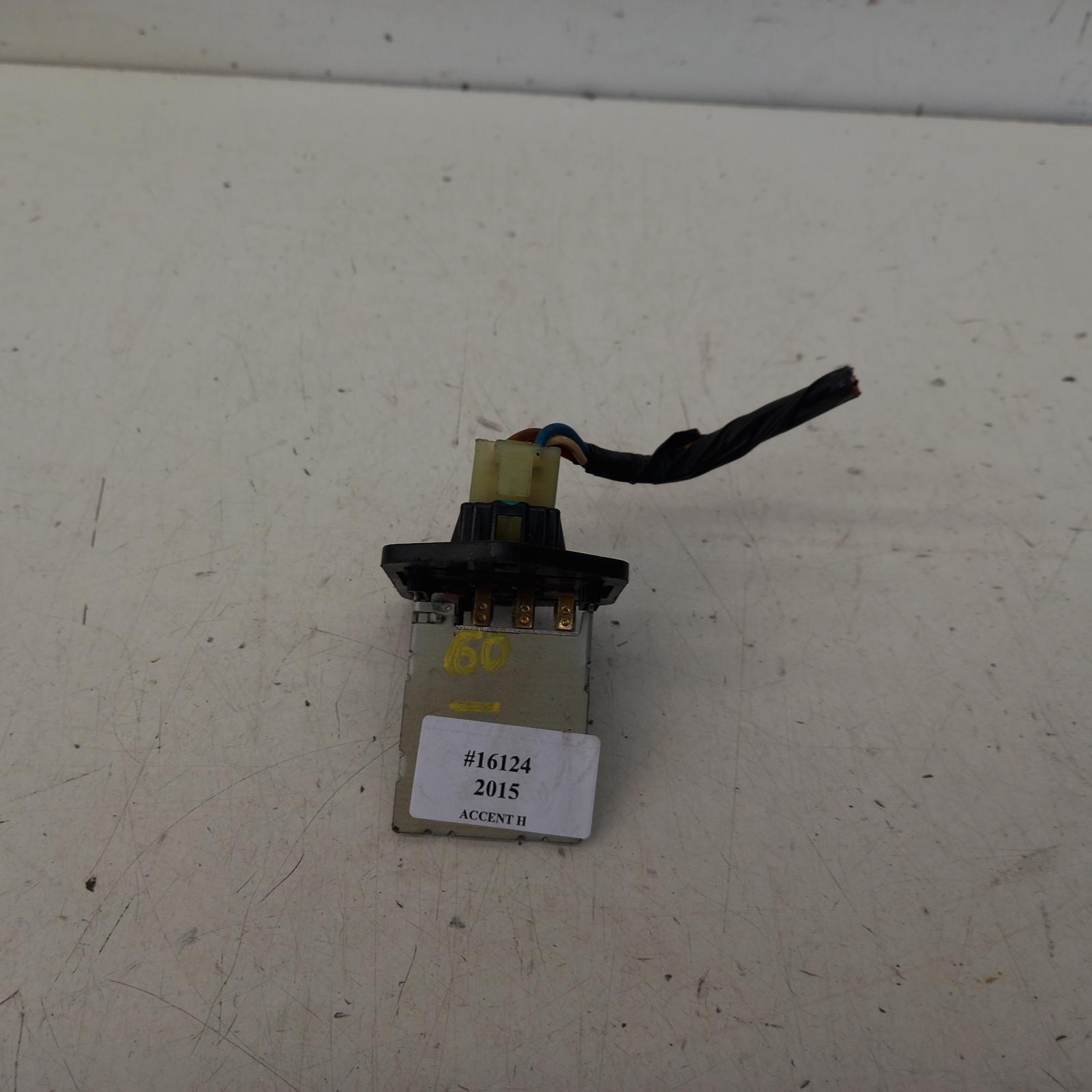 View Auto part Fan Speed Resistor Hyundai Accent 2015