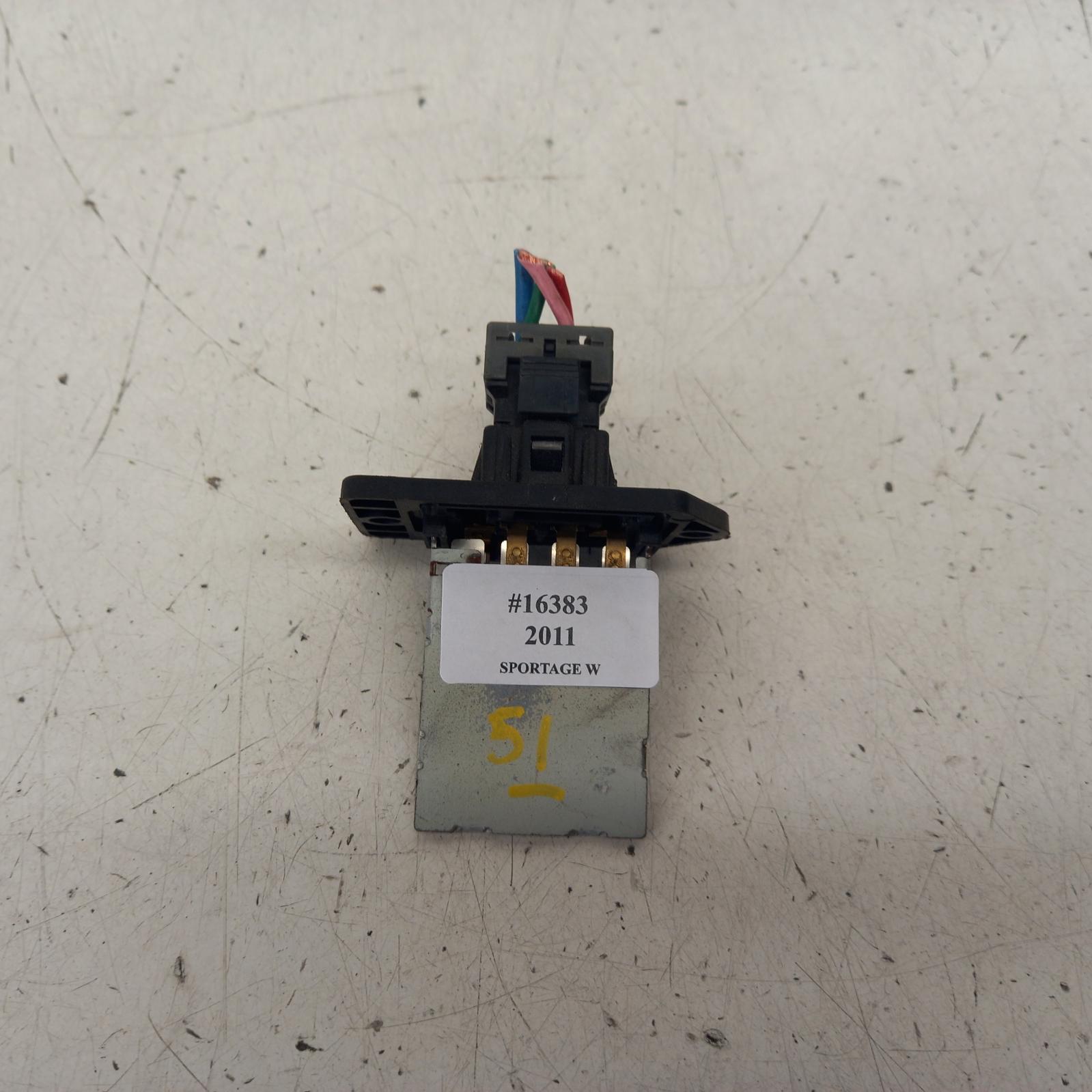 View Auto part Fan Speed Resistor Kia Sportage 2011