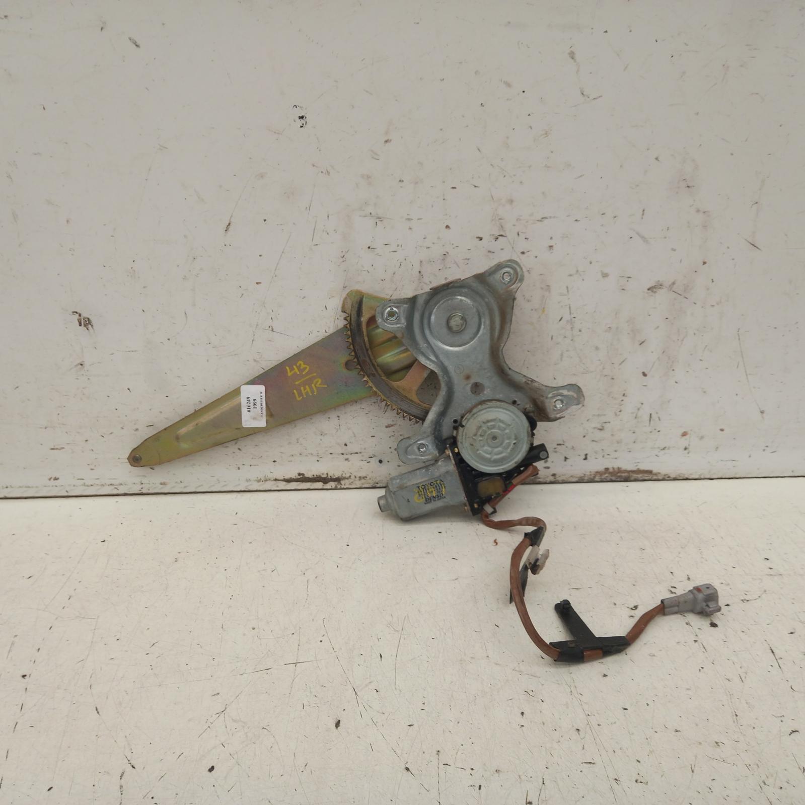 1999 Toyota Landcruiser Left Rear Wnd Reg/Motor View Auto part Left Rear Wnd Reg/Motor Toyota Landcruiser 1999