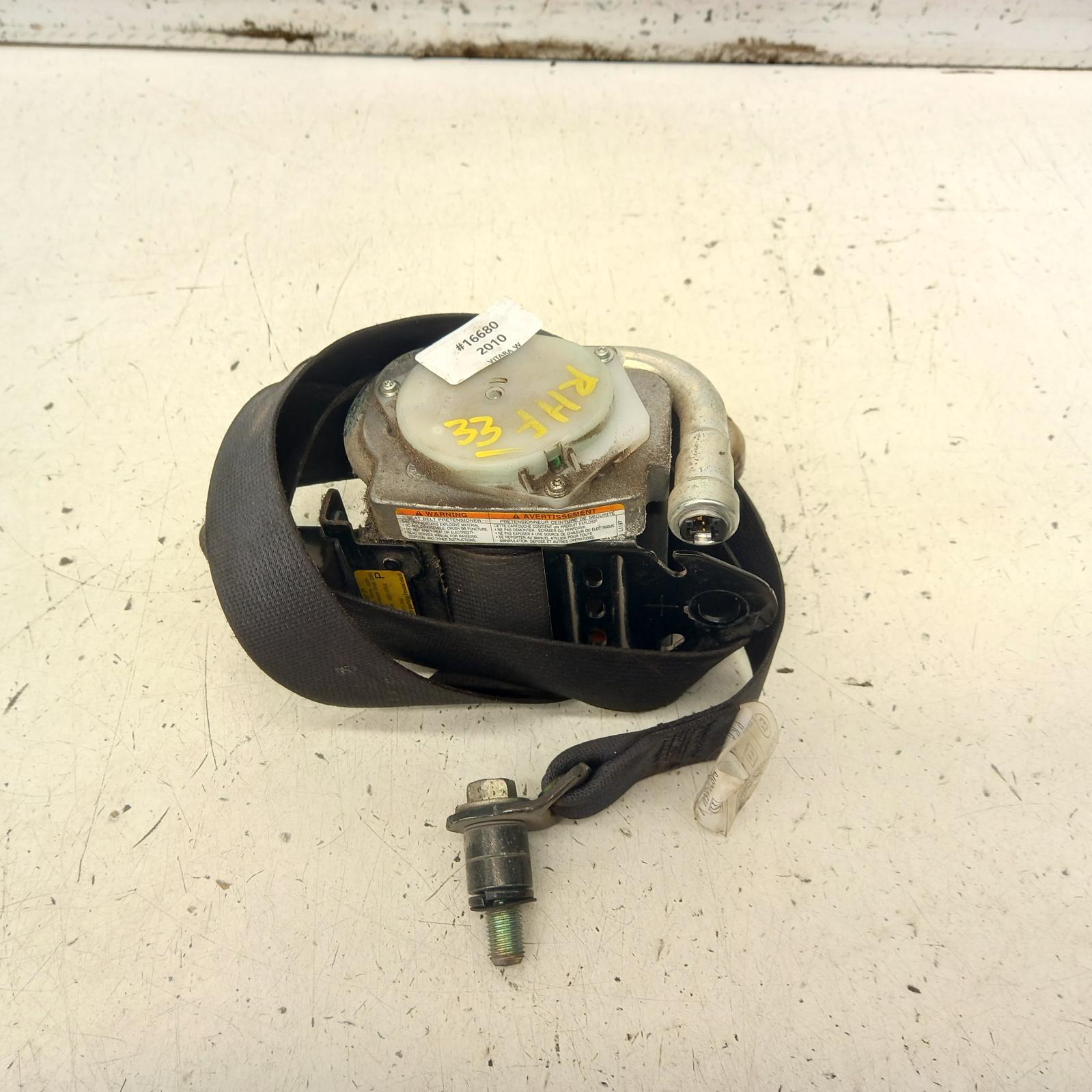 View Auto part Seatbelt/Stalk Suzuki Vitara 2010