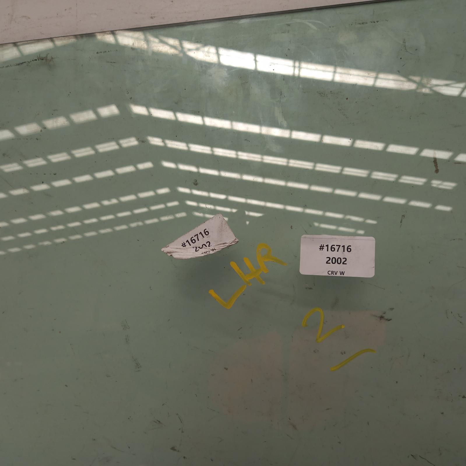 View Auto part Left Rear Door Window Honda Crv 2002