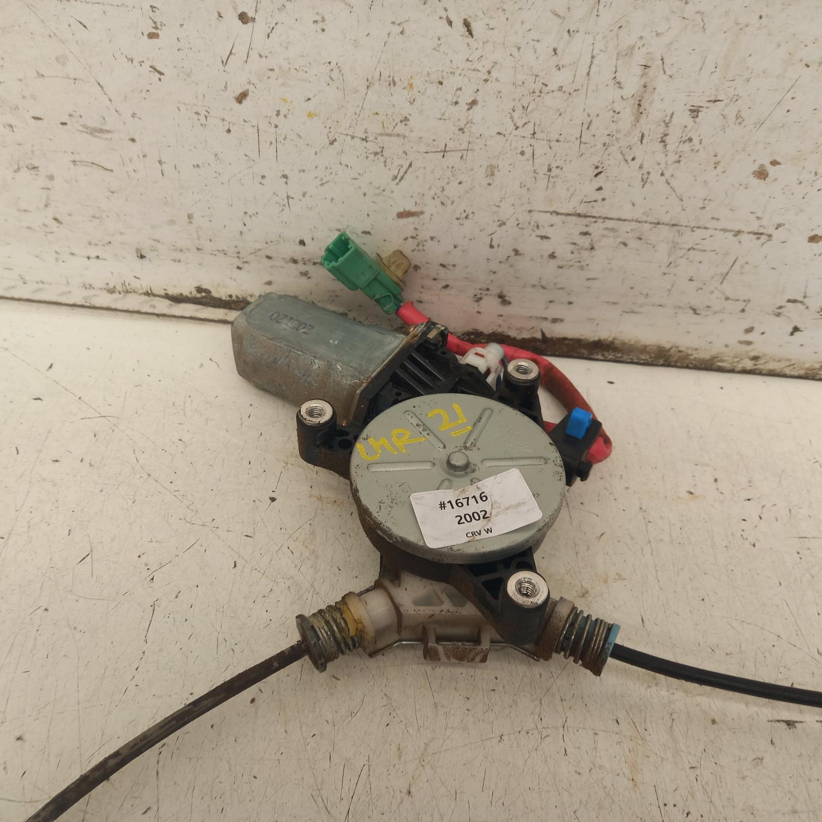 View Auto part Left Rear Wnd Reg/Motor Honda Crv 2002