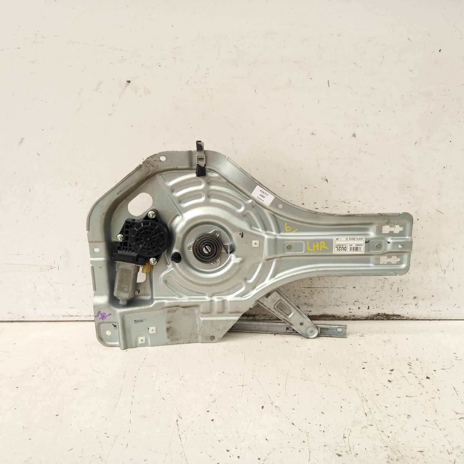 View Auto part Left Rear Wnd Reg/Motor Hyundai Tucson 2007