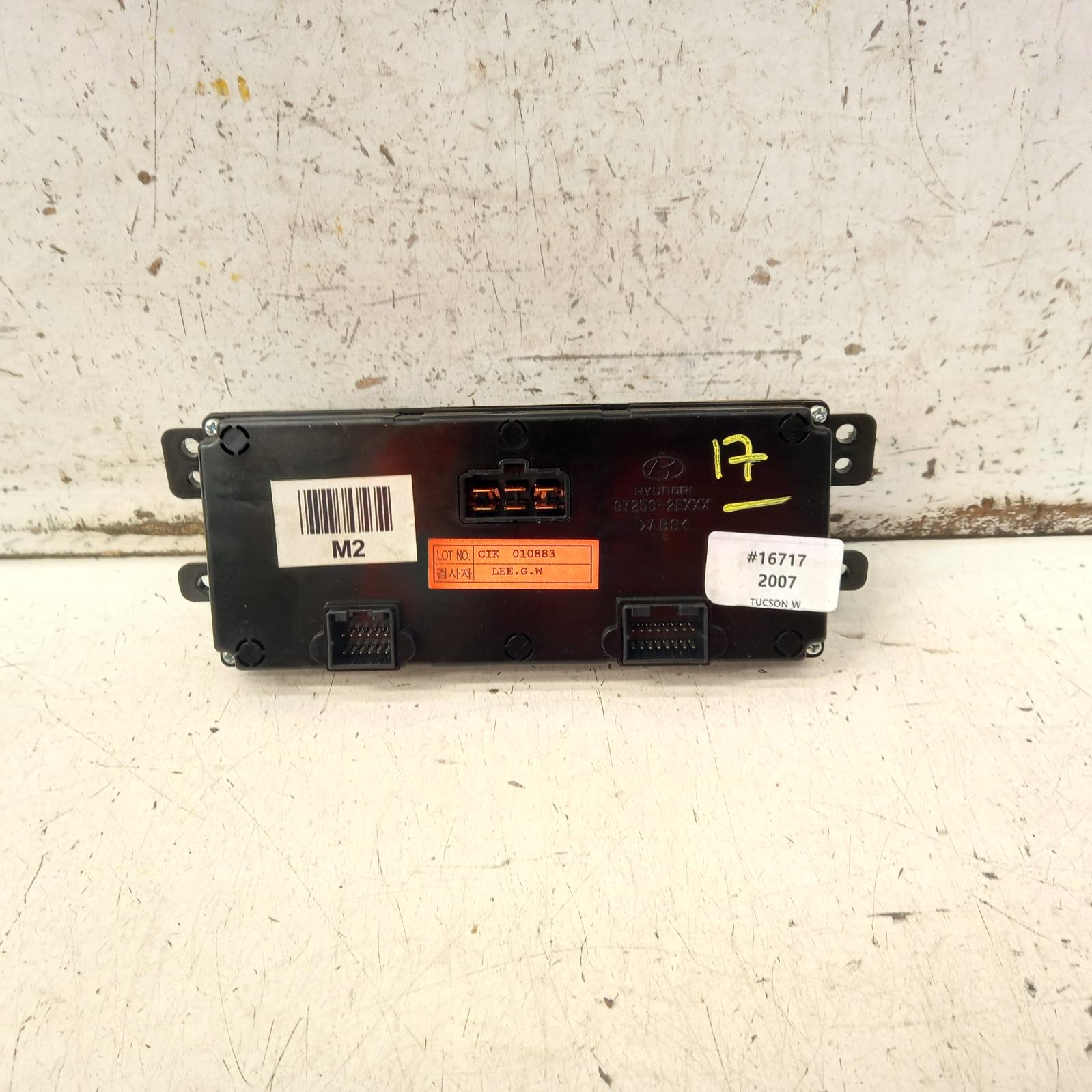 View Auto part Heater/Ac Controls Hyundai Tucson 2007