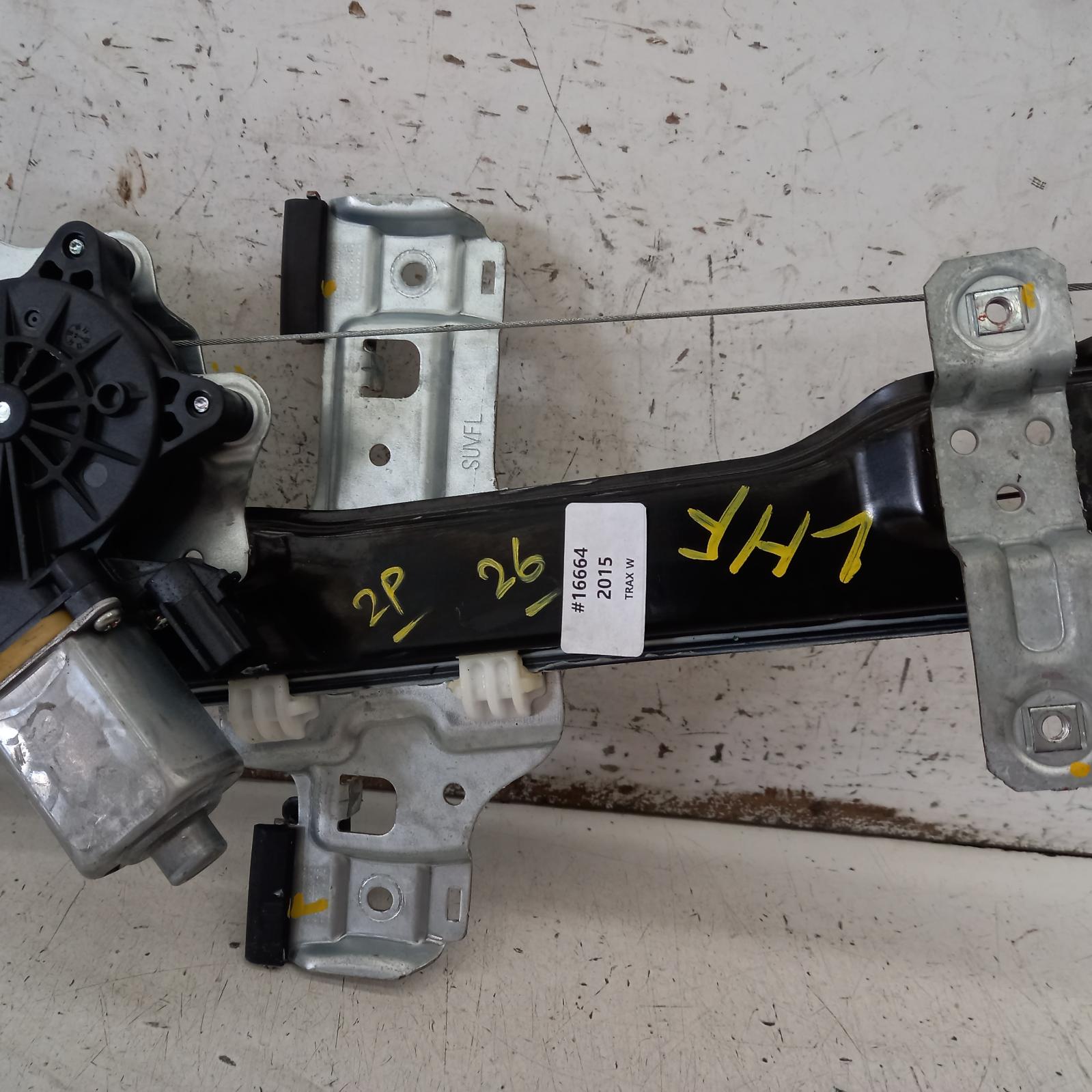 View Auto part Left Front Window Reg/Motor Holden Trax 2015