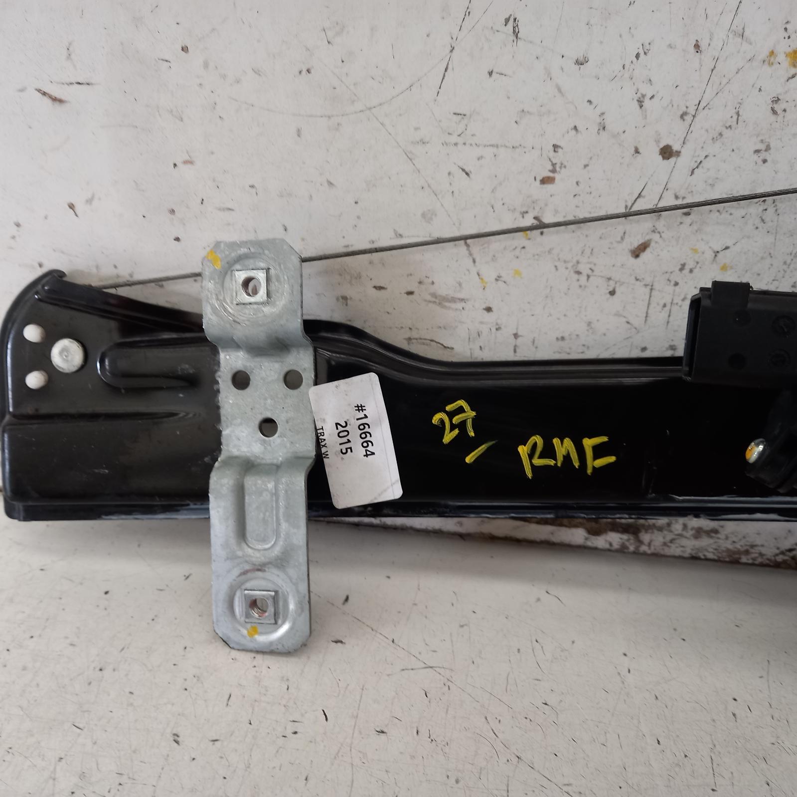 View Auto part Right Front Window Reg/Motor Holden Trax 2015