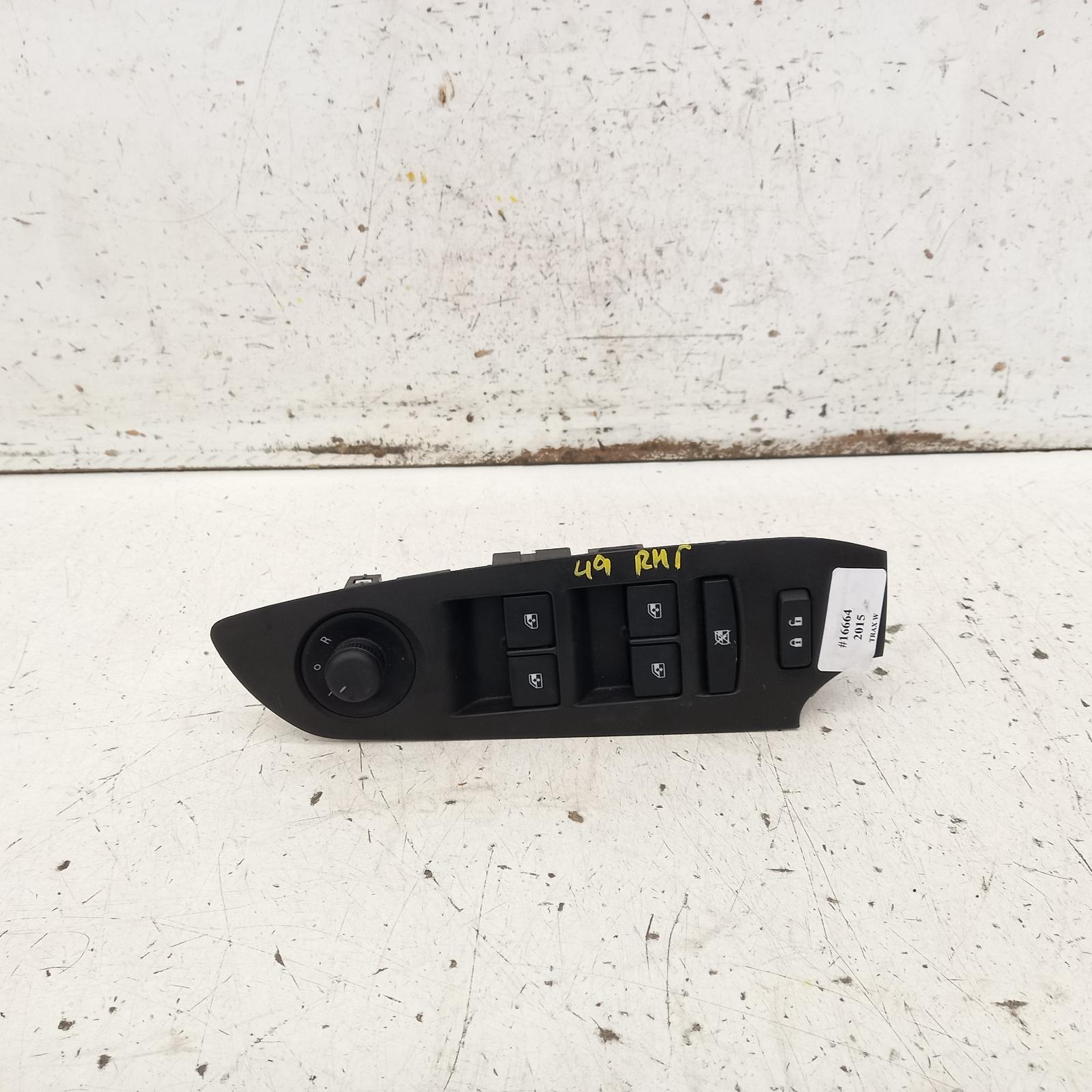 View Auto part Pwr Dr Wind Switch Holden Trax 2015