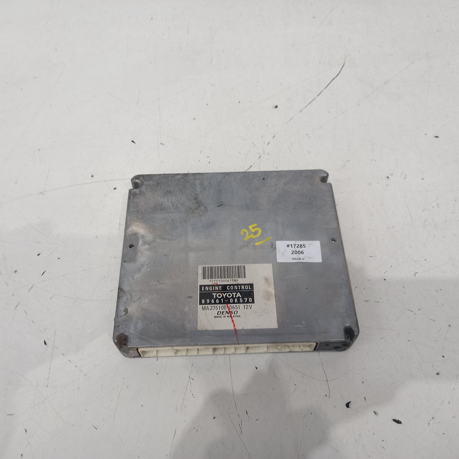 View Auto part Ecu Toyota Hilux 2006