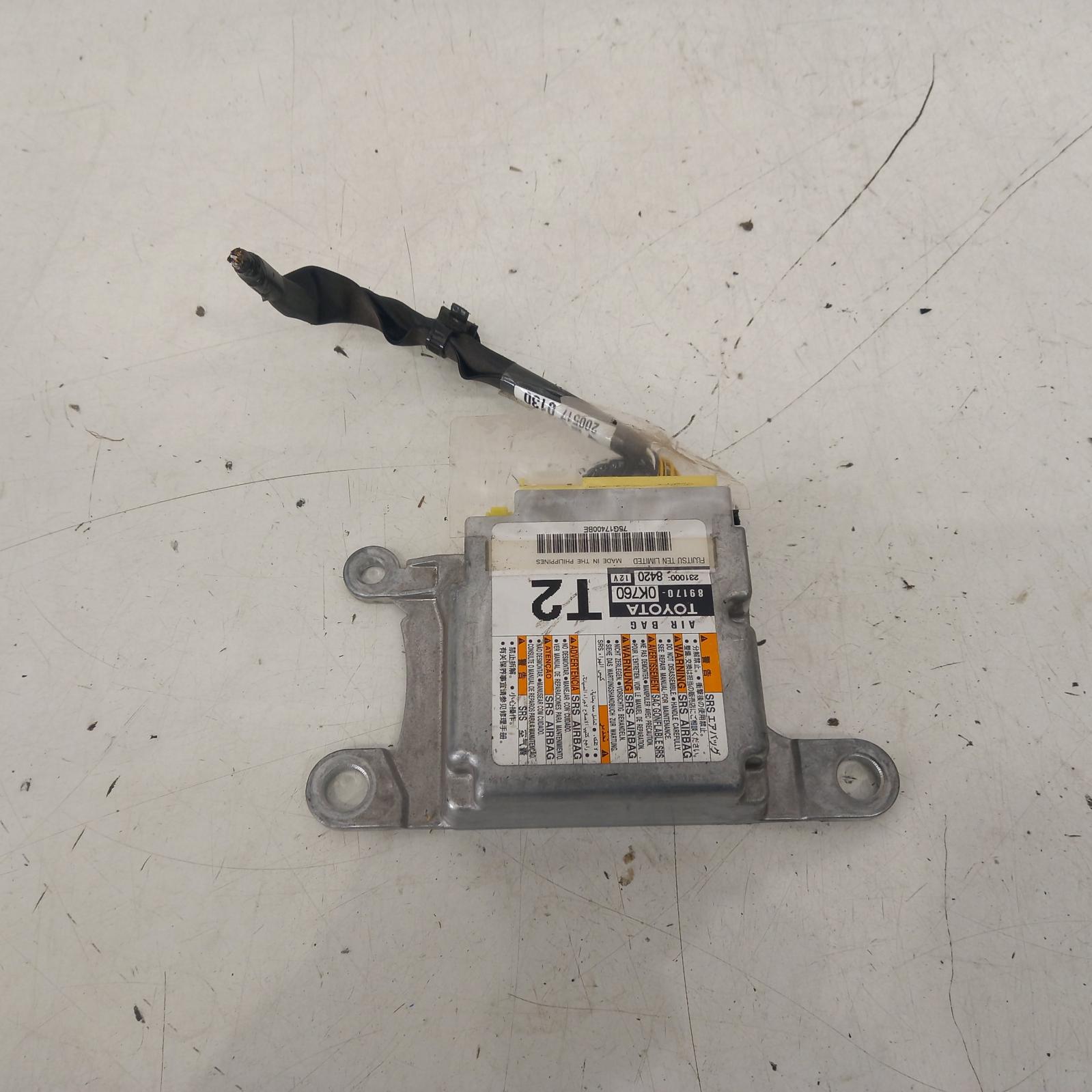 View Auto part Airbag Module/Sensor Toyota Hilux 2017
