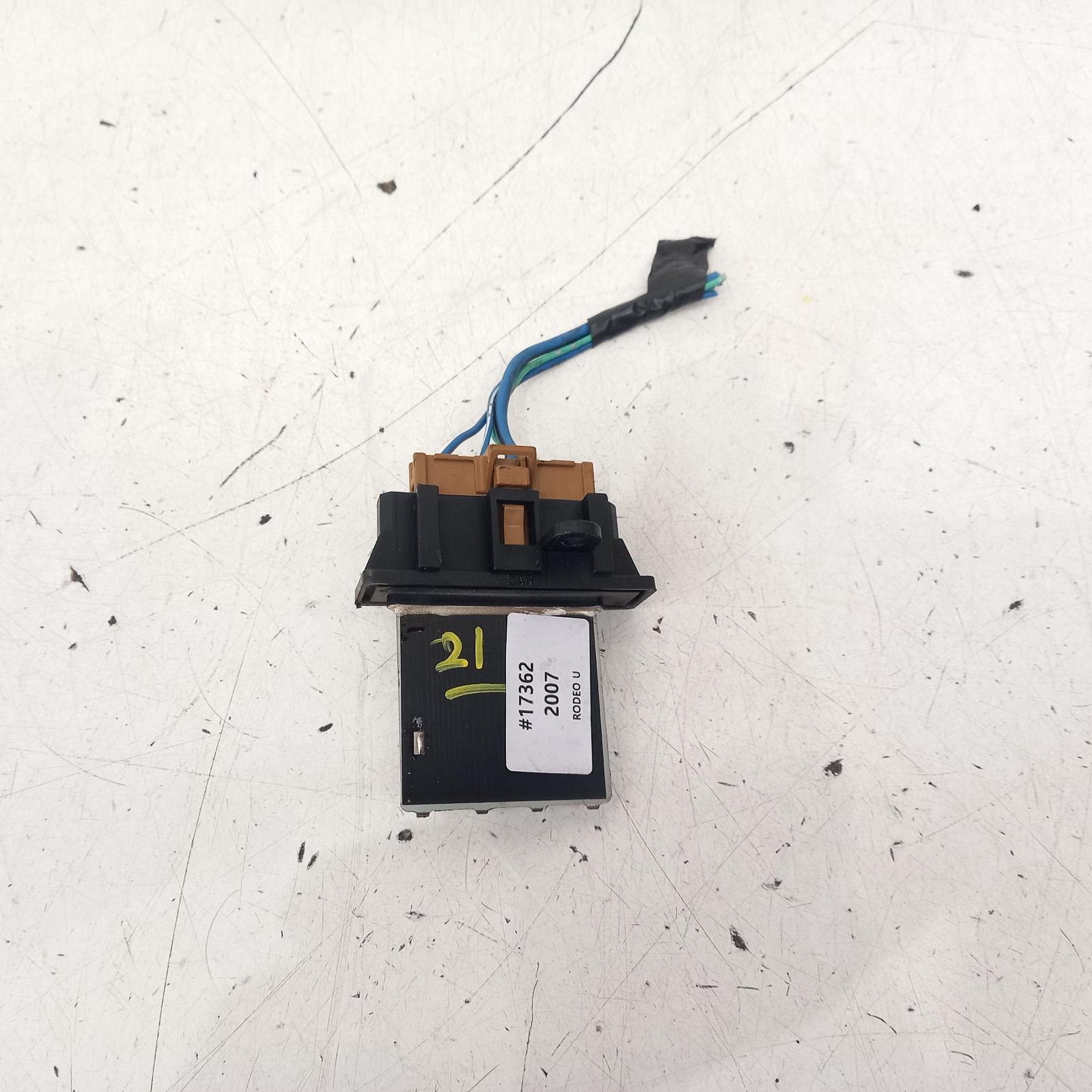 2007 Holden Rodeo Fan Speed Resistor View Auto part Fan Speed Resistor Holden Rodeo 2007