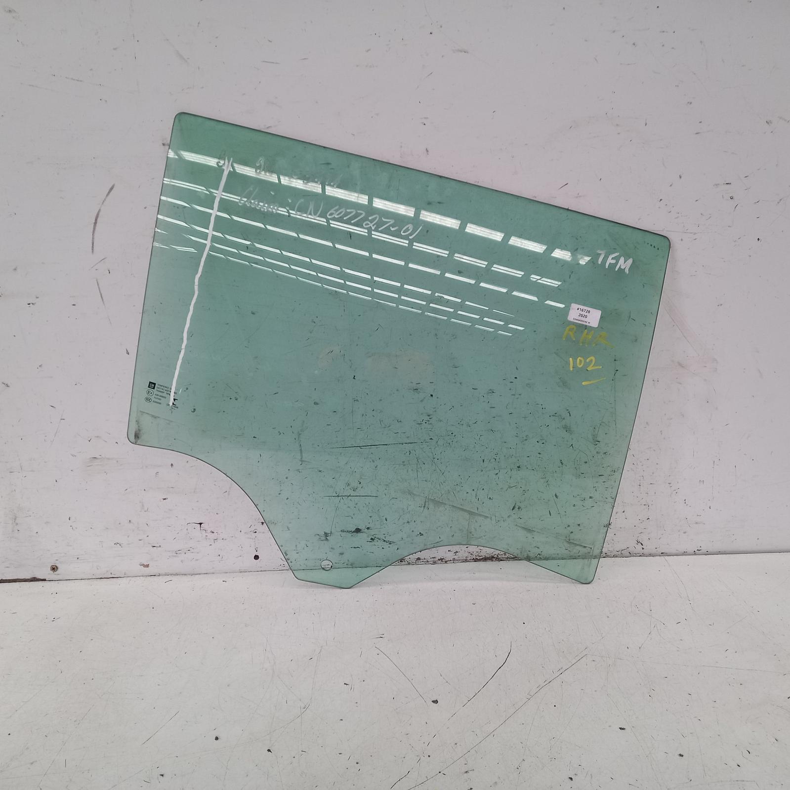 View Auto part Right Rear Door Window Holden Commodore 2020