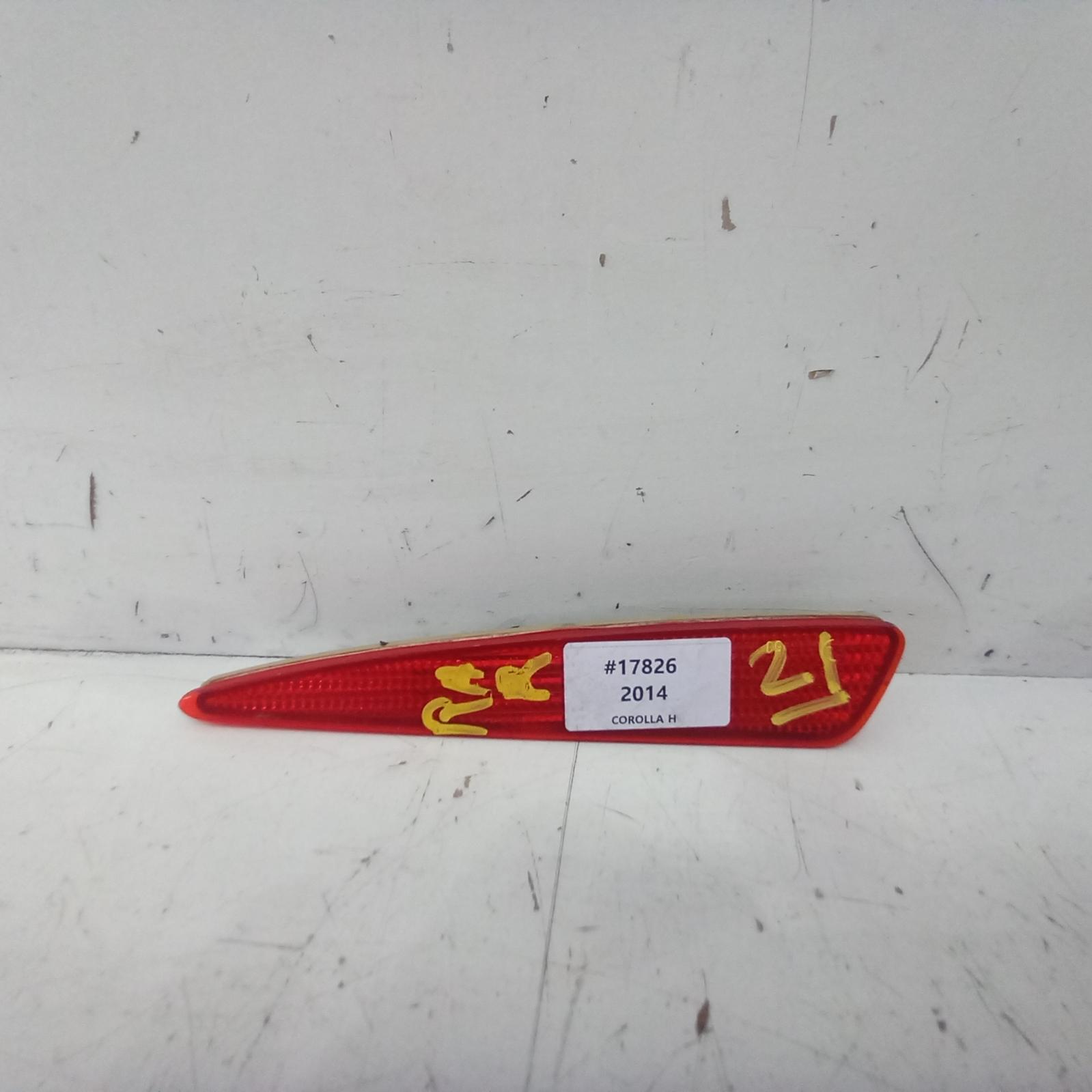 View Auto part Right Taillight Toyota Corolla 2014