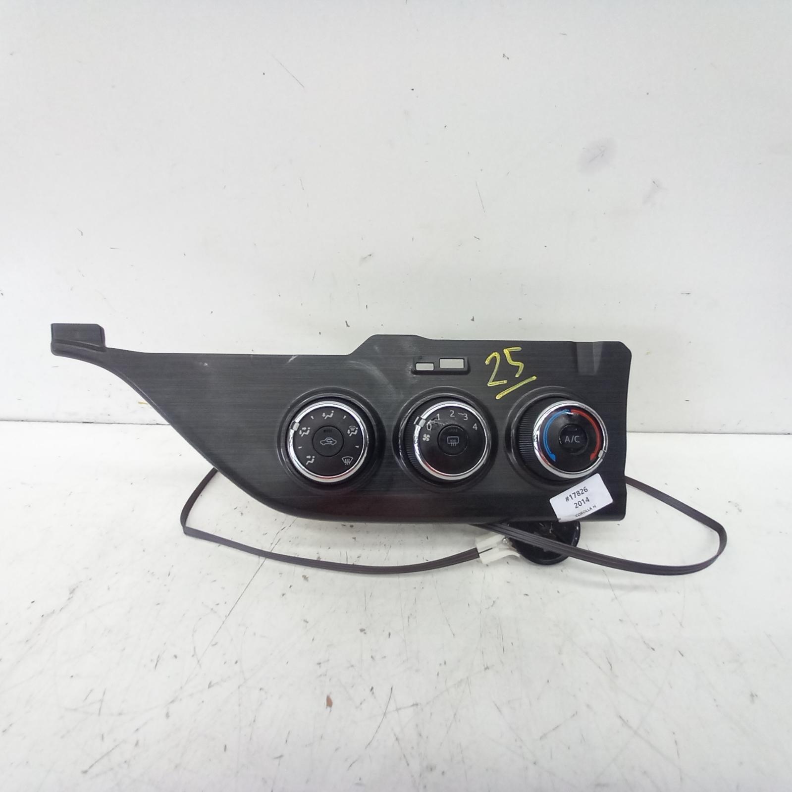 View Auto part Heater/Ac Controls Toyota Corolla 2014
