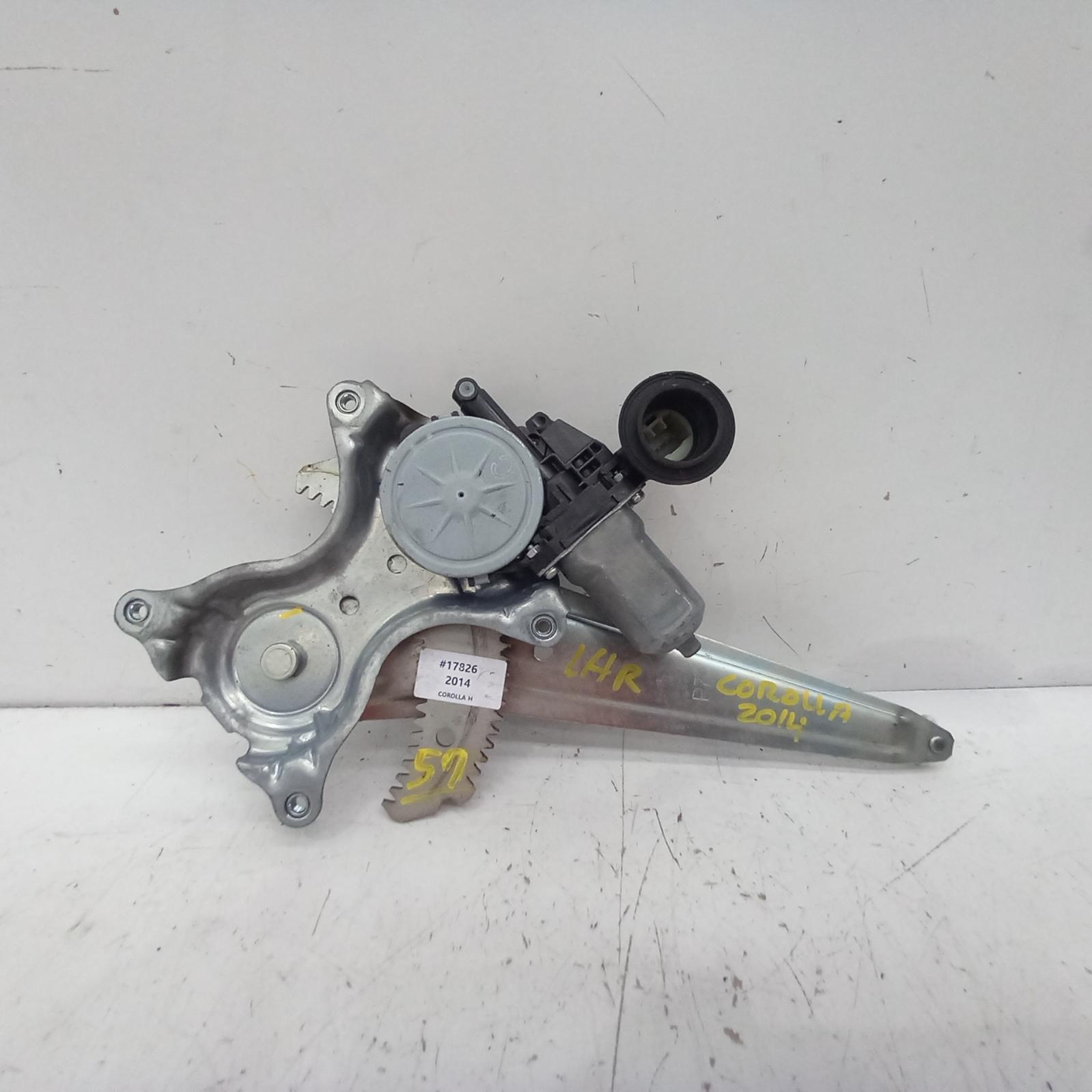 View Auto part Left Rear Wnd Reg/Motor Toyota Corolla 2014