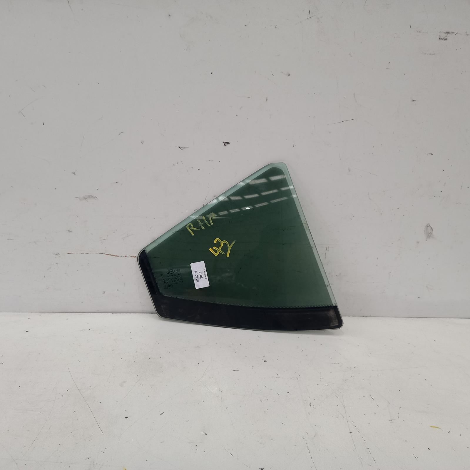 View Auto part Right Rear 1/4 Door Glass Hyundai Elantra 2017