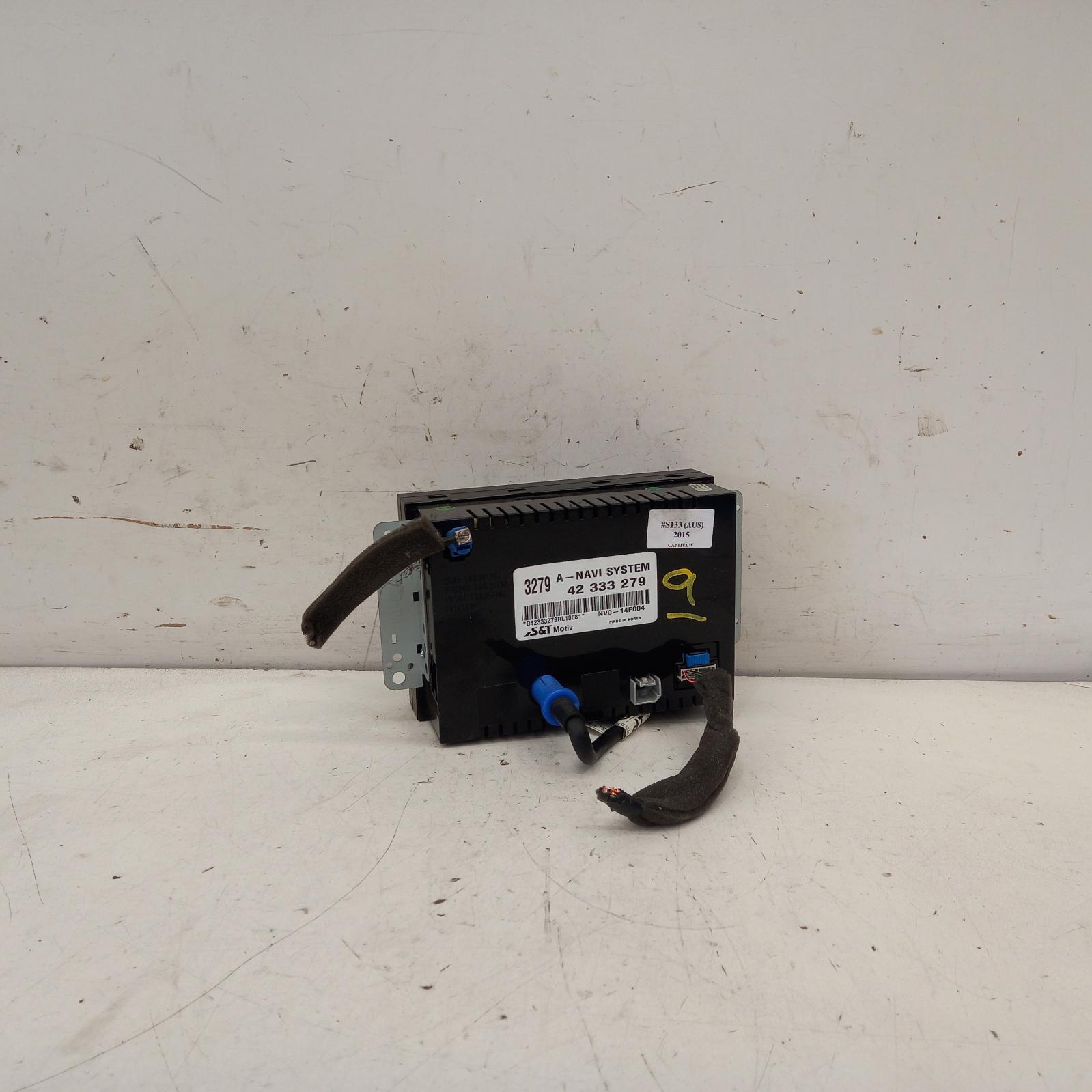 View Auto part Radio/Cd/Dvd/Sat/Tv Holden Captiva 2014