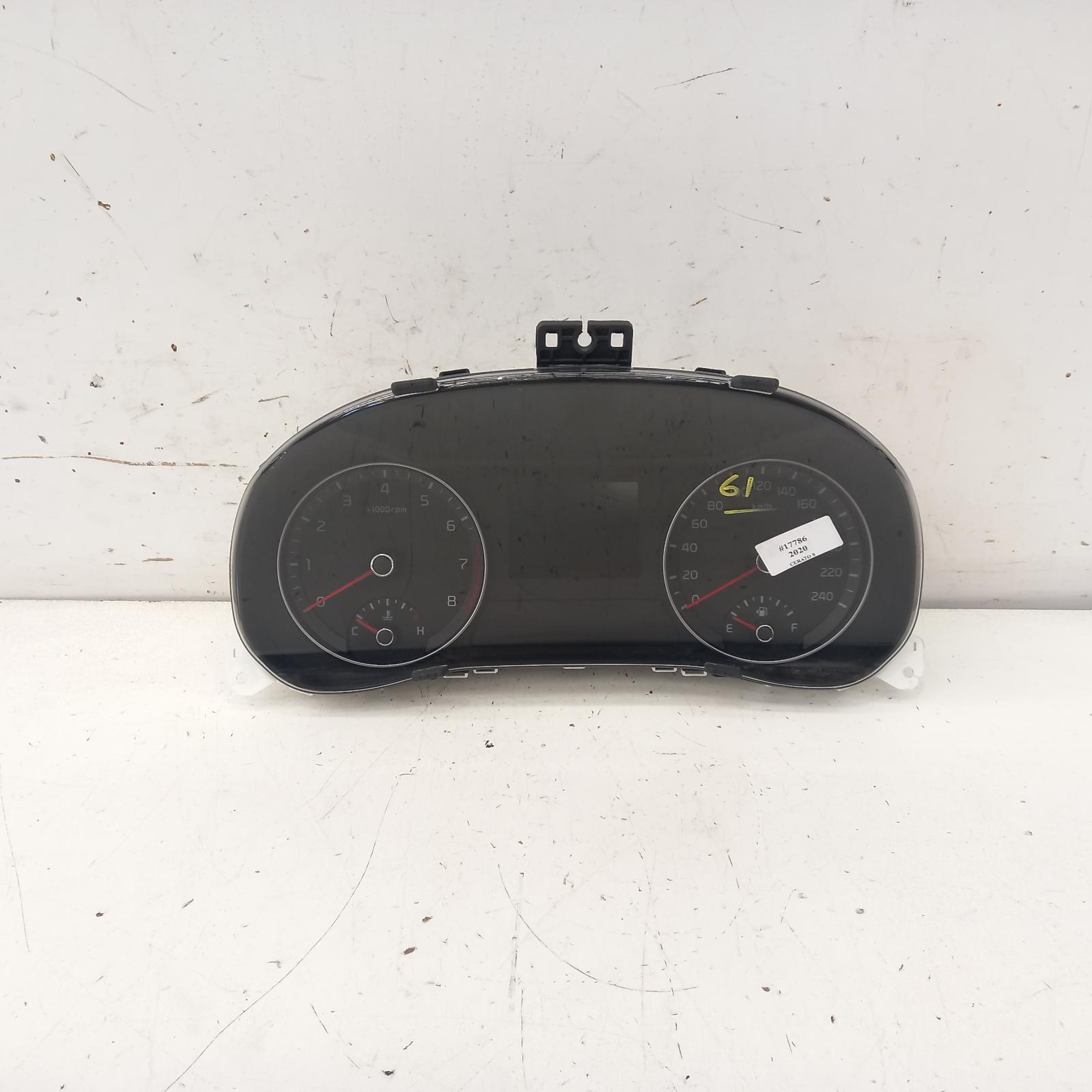 2020 Kia Cerato Instrument Cluster View Auto part Instrument Cluster Kia Cerato 2020