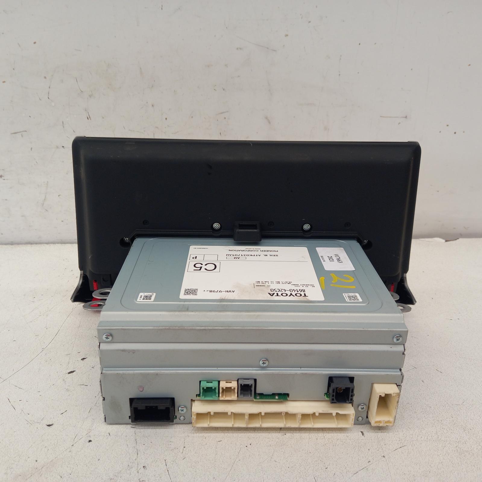 View Auto part Radio/Cd/Dvd/Sat/Tv Toyota Rav4 2021