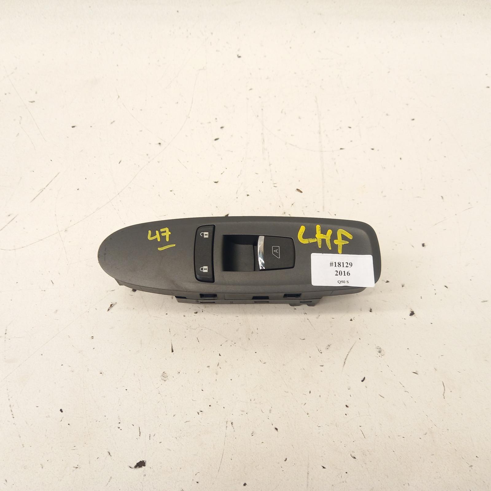 View Auto part Pwr Dr Wind Switch Infiniti Q50 2016