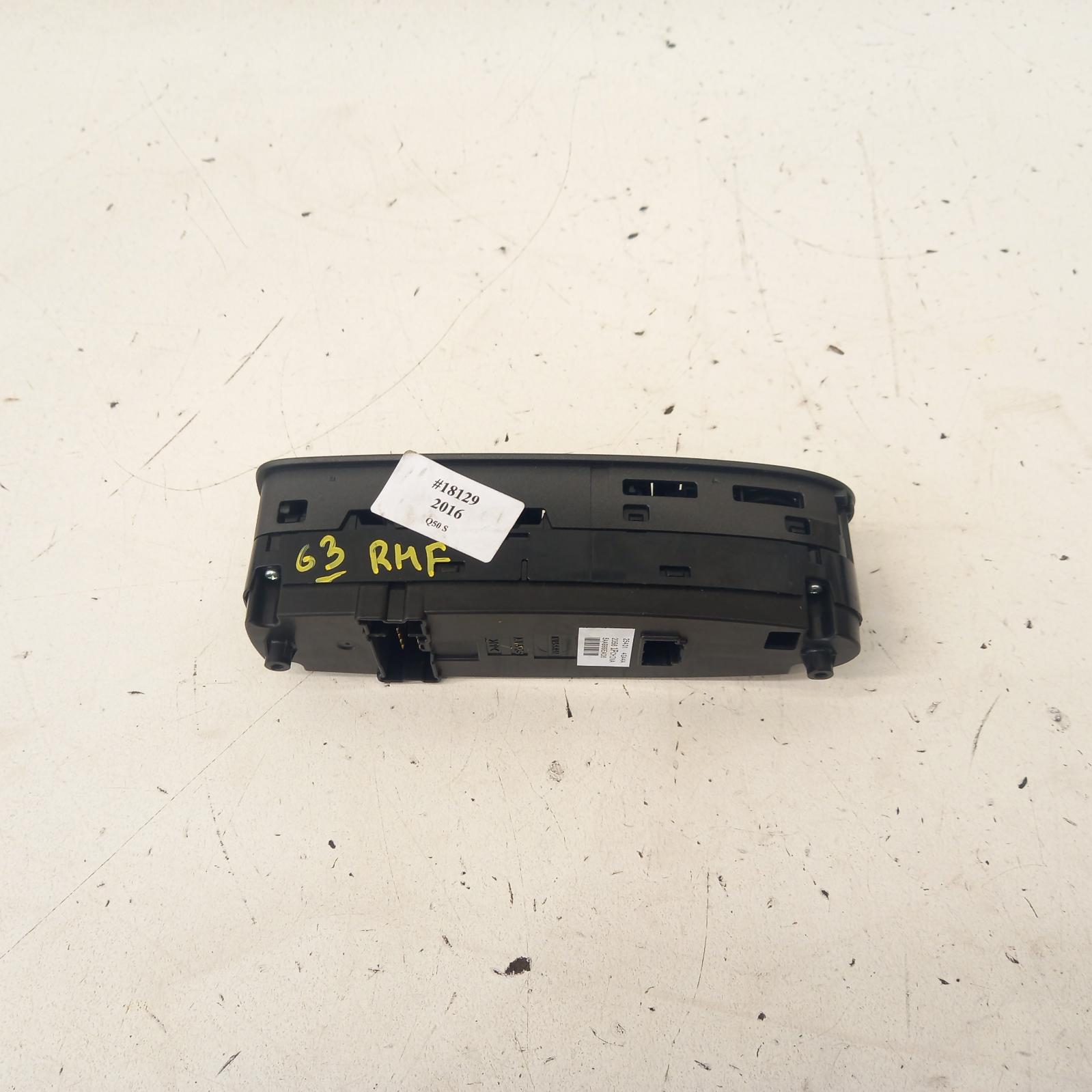 View Auto part Pwr Dr Wind Switch Infiniti Q50 2016