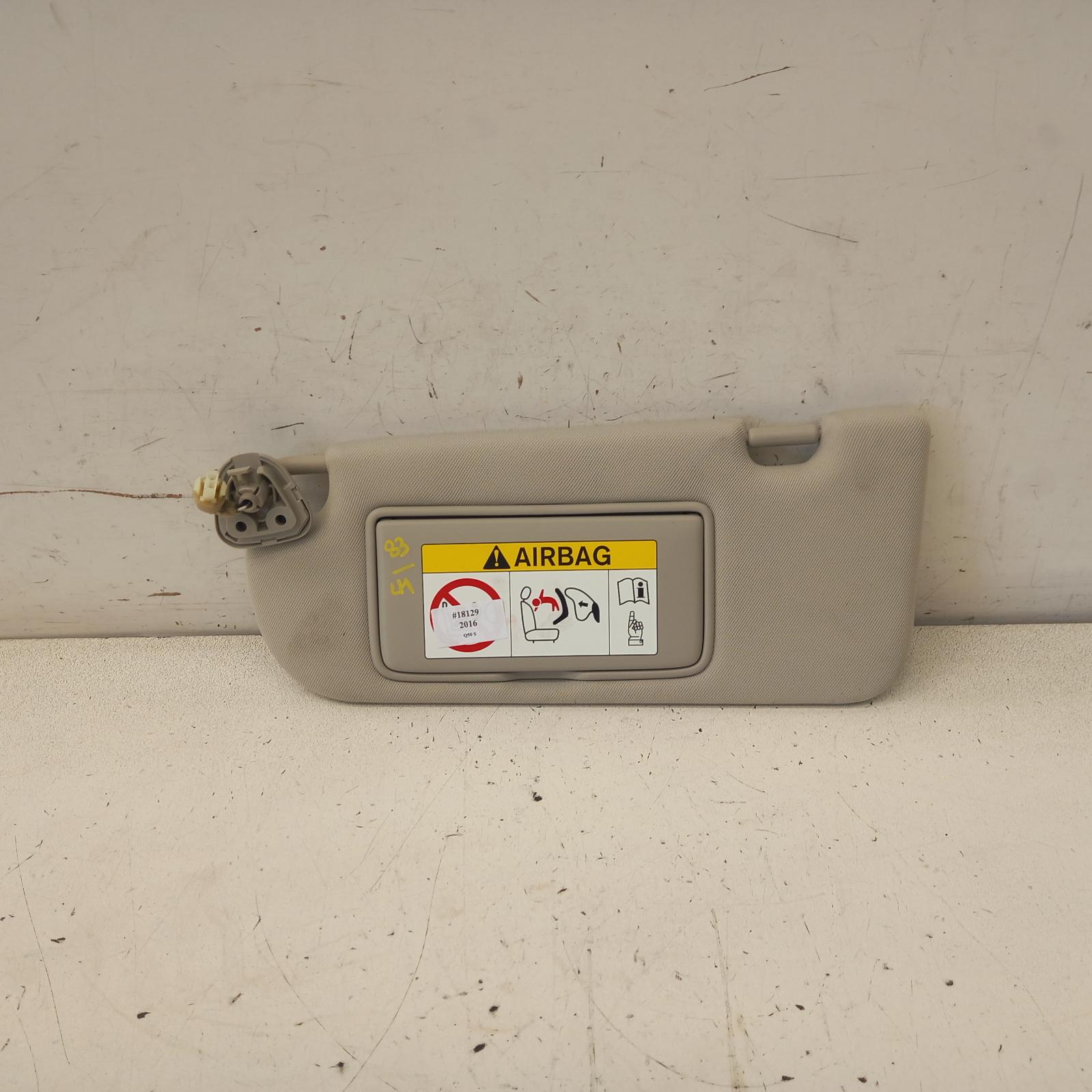 View Auto part Sunvisor Infiniti Q50 2016