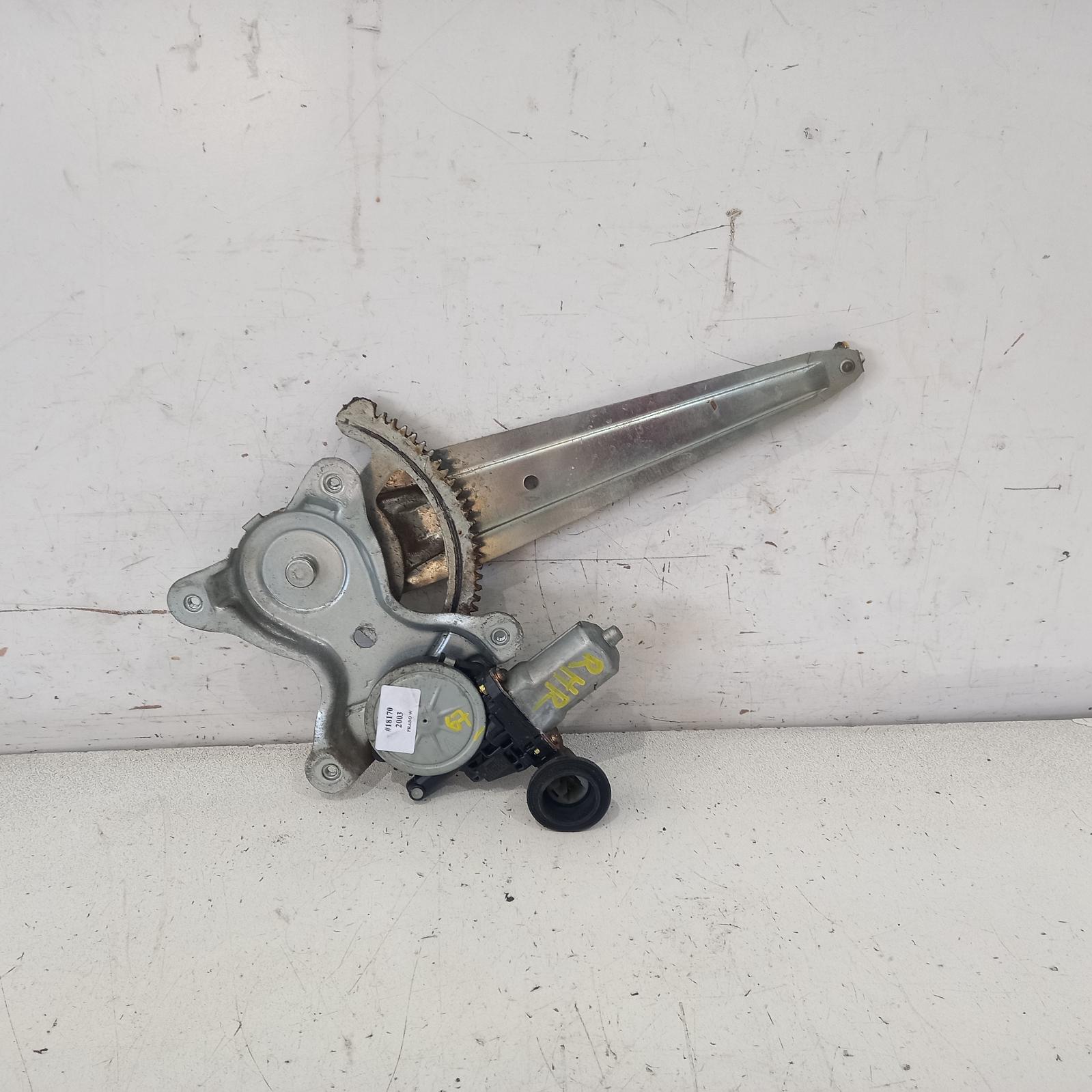 View Auto part Right Rear Wnd Reg/Motor Toyota Prado 2003