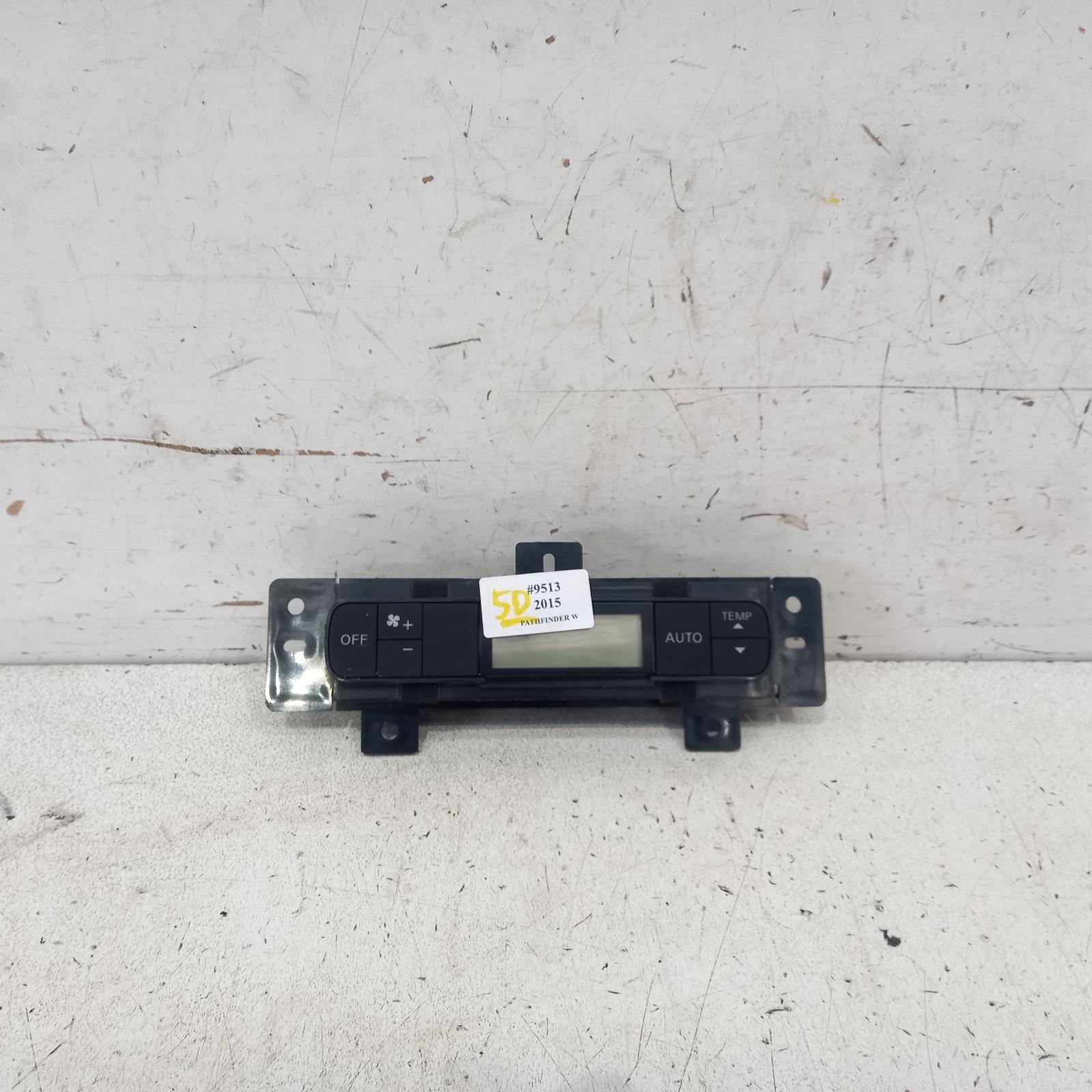 View Auto part Heater/Ac Controls Nissan Pathfinder 2015