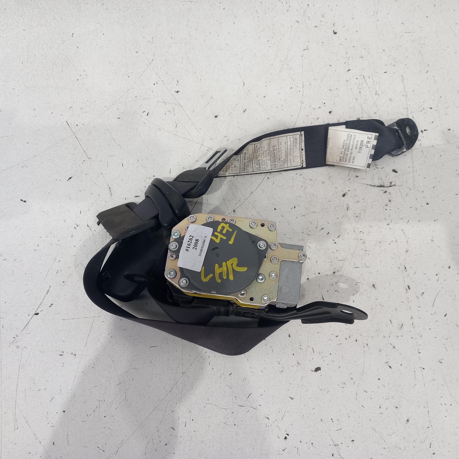 View Auto part Seatbelt/Stalk Lexus Is250/is250c 2008