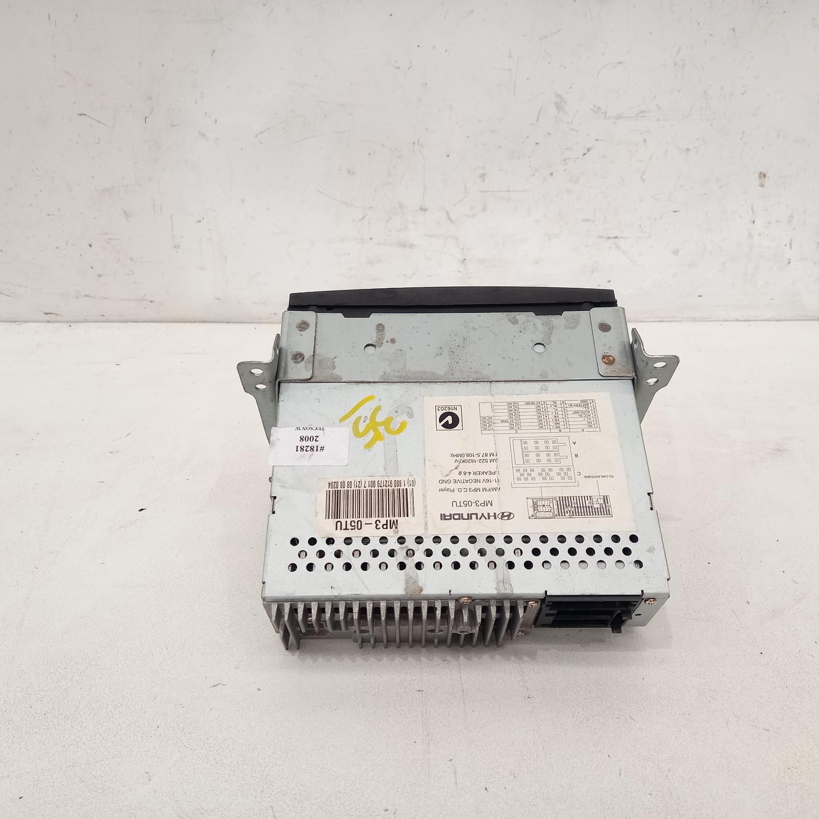 View Auto part Radio/Cd/Dvd/Sat/Tv Hyundai Tucson 2008