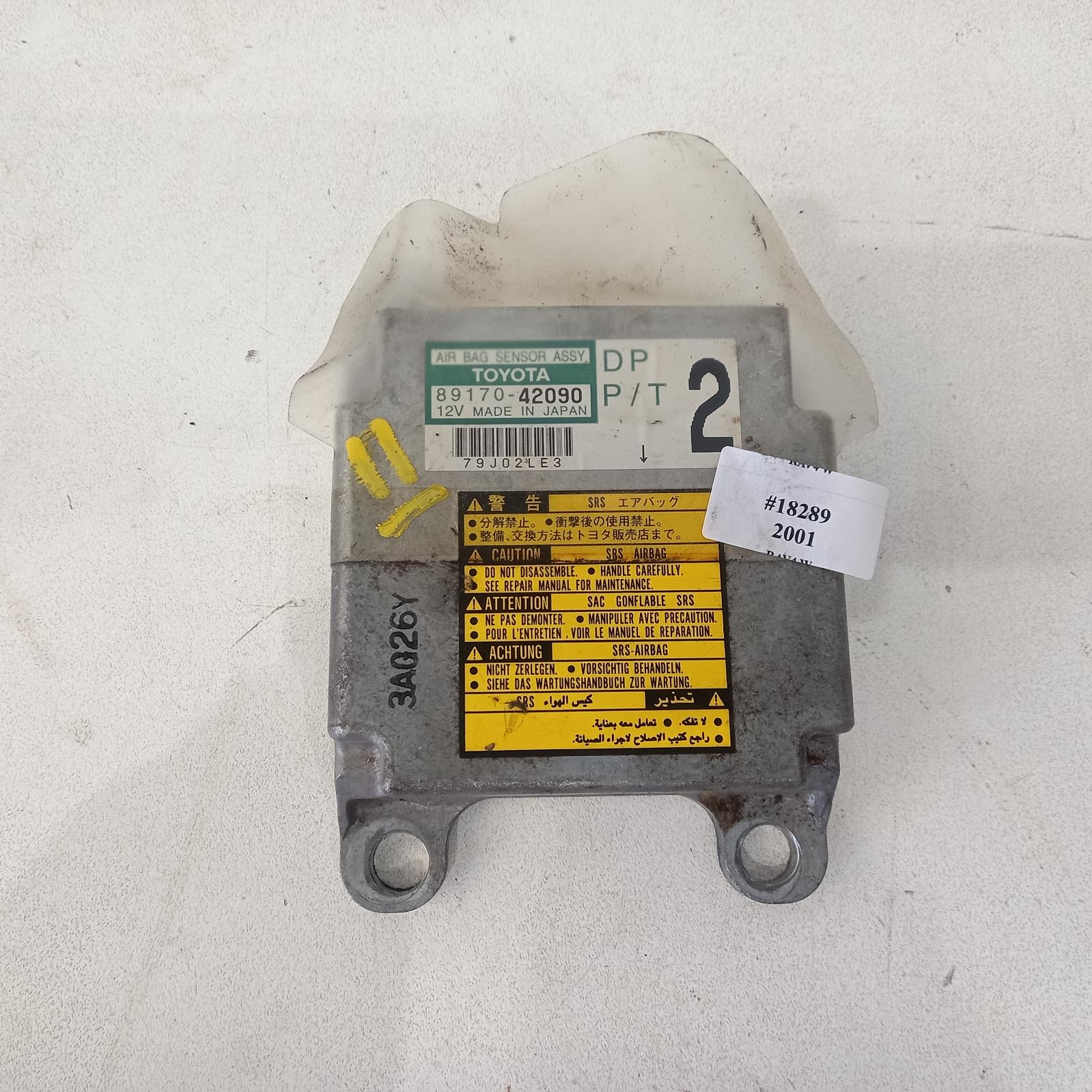 Airbag Module/Sensor Rav4 Toyota 2001