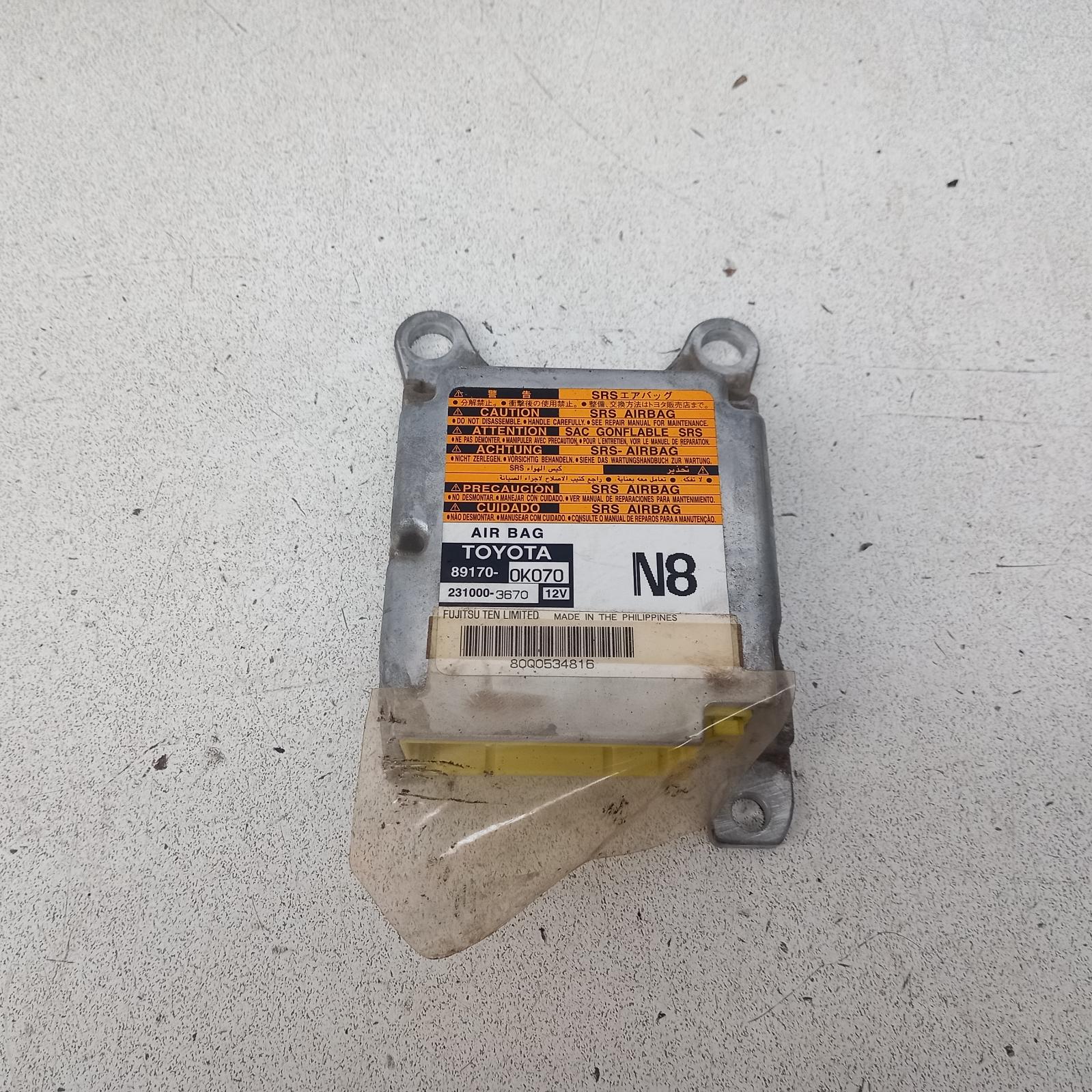 View Auto part Airbag Module/Sensor Toyota Hilux 2005