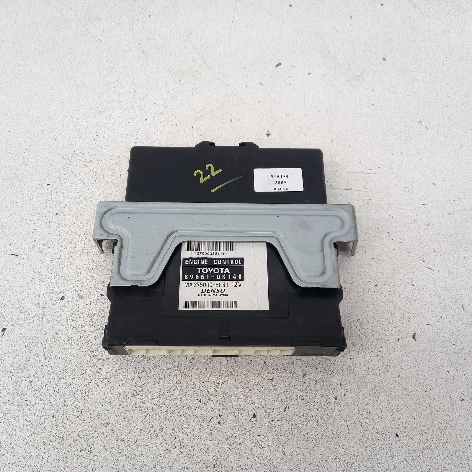 View Auto part Ecu Toyota Hilux 2005
