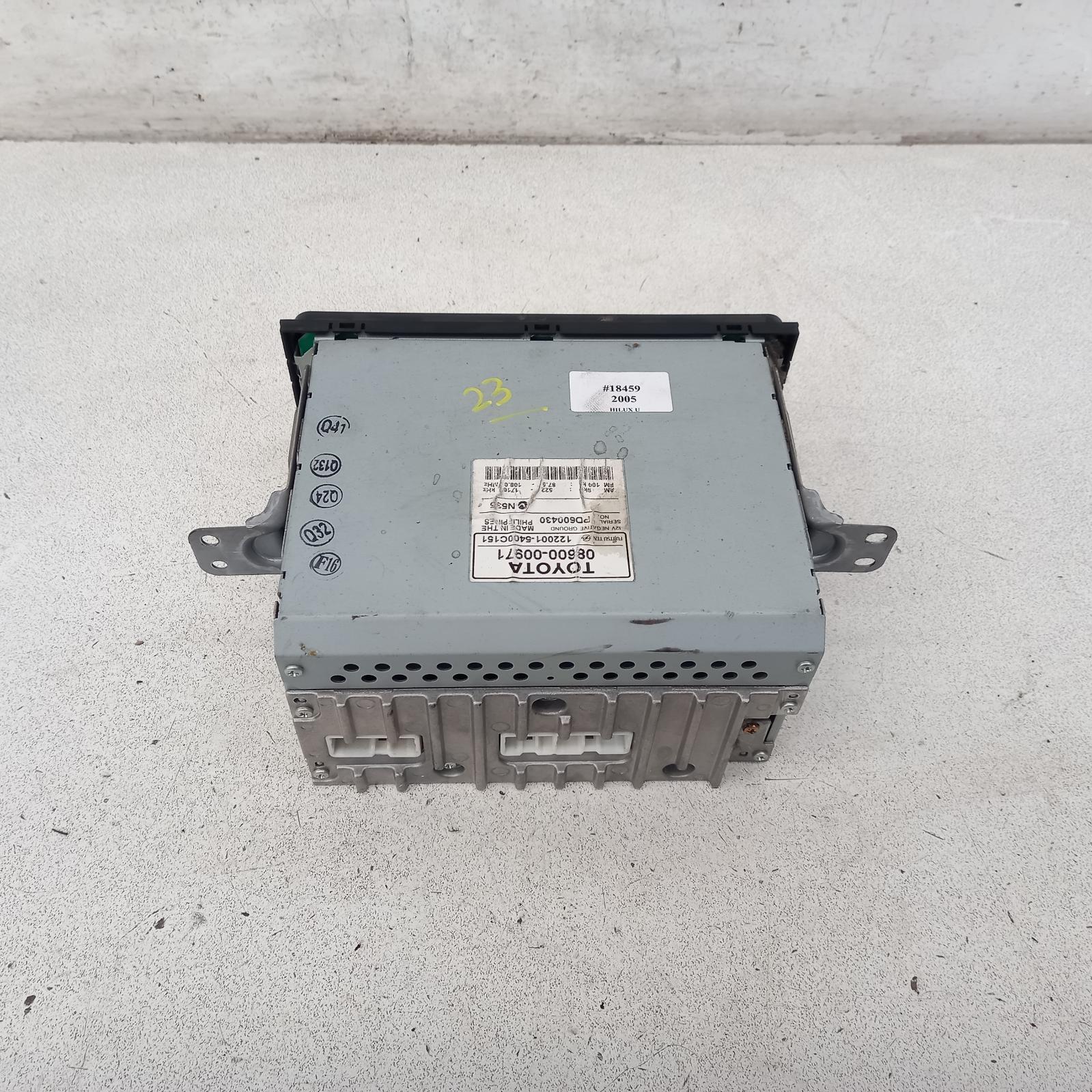 View Auto part Radio/Cd/Dvd/Sat/Tv Toyota Hilux 2005