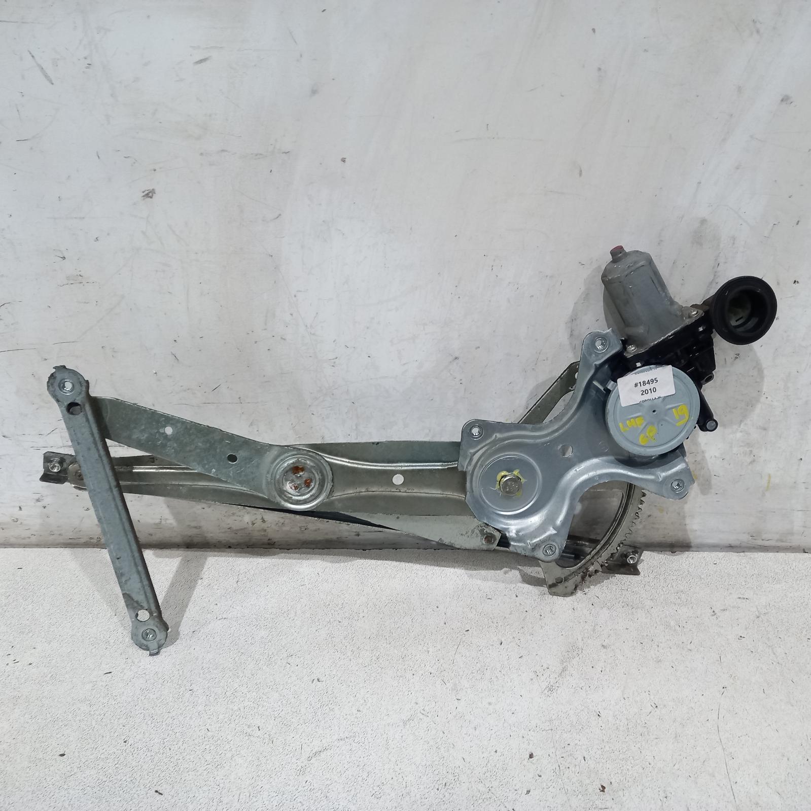 View Auto part Left Front Window Reg/Motor Toyota Corolla 2010