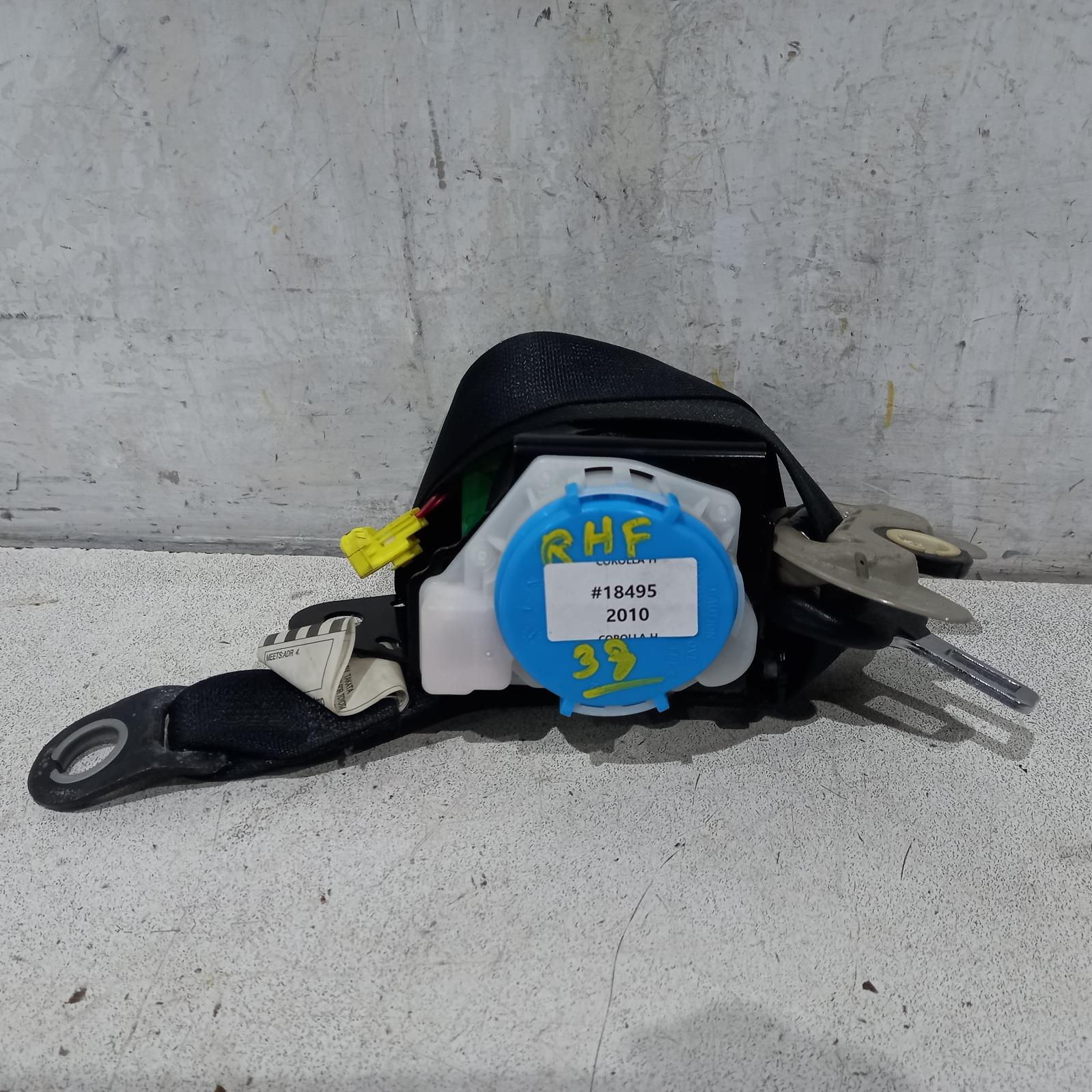 2010 Toyota Corolla Seatbelt/Stalk View Auto part Seatbelt/Stalk Toyota Corolla 2010