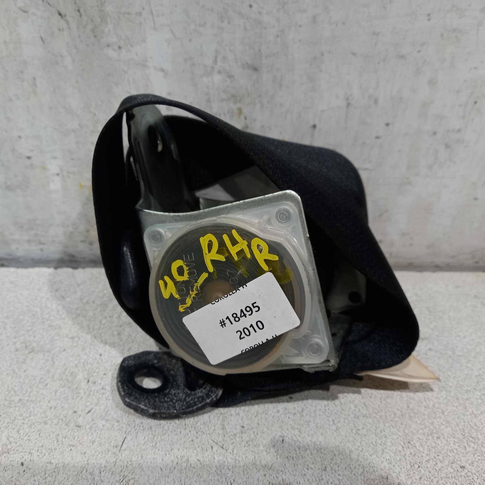 View Auto part Seatbelt/Stalk Toyota Corolla 2010