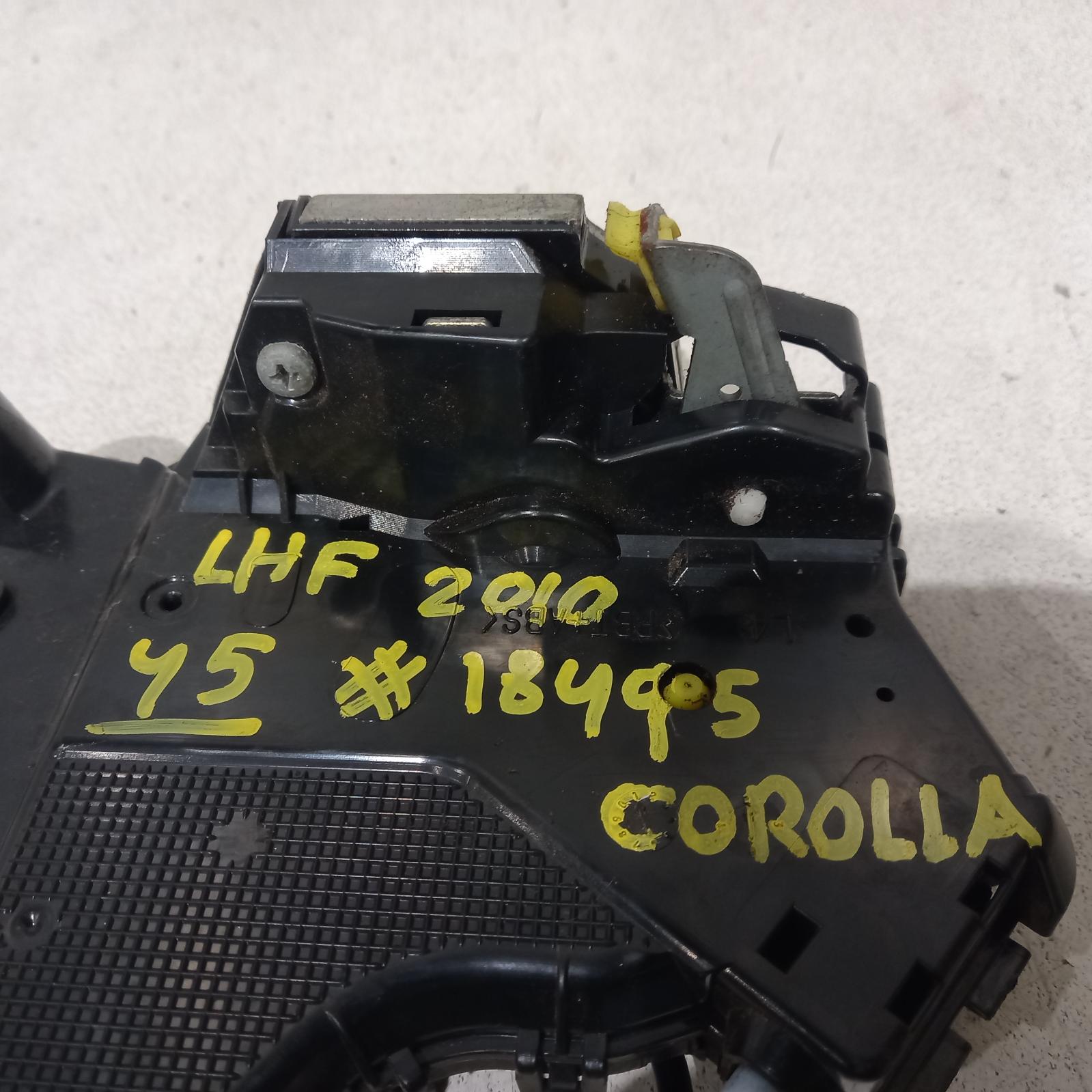 2010 Toyota Corolla Door/Boot/Gate Lock View Auto part Door/Boot/Gate Lock Toyota Corolla 2010