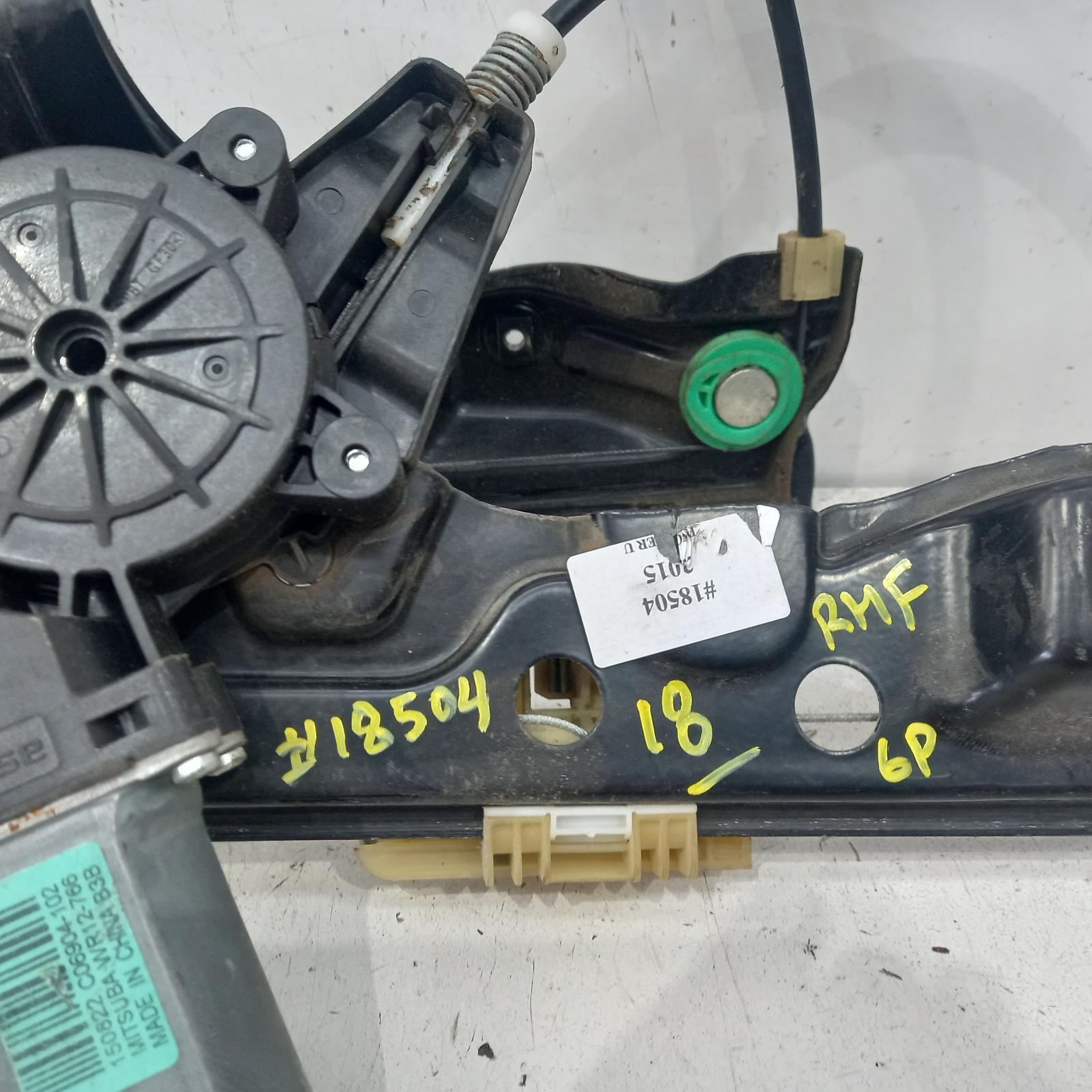 View Auto part Right Front Window Reg/Motor Ford Ranger 2015