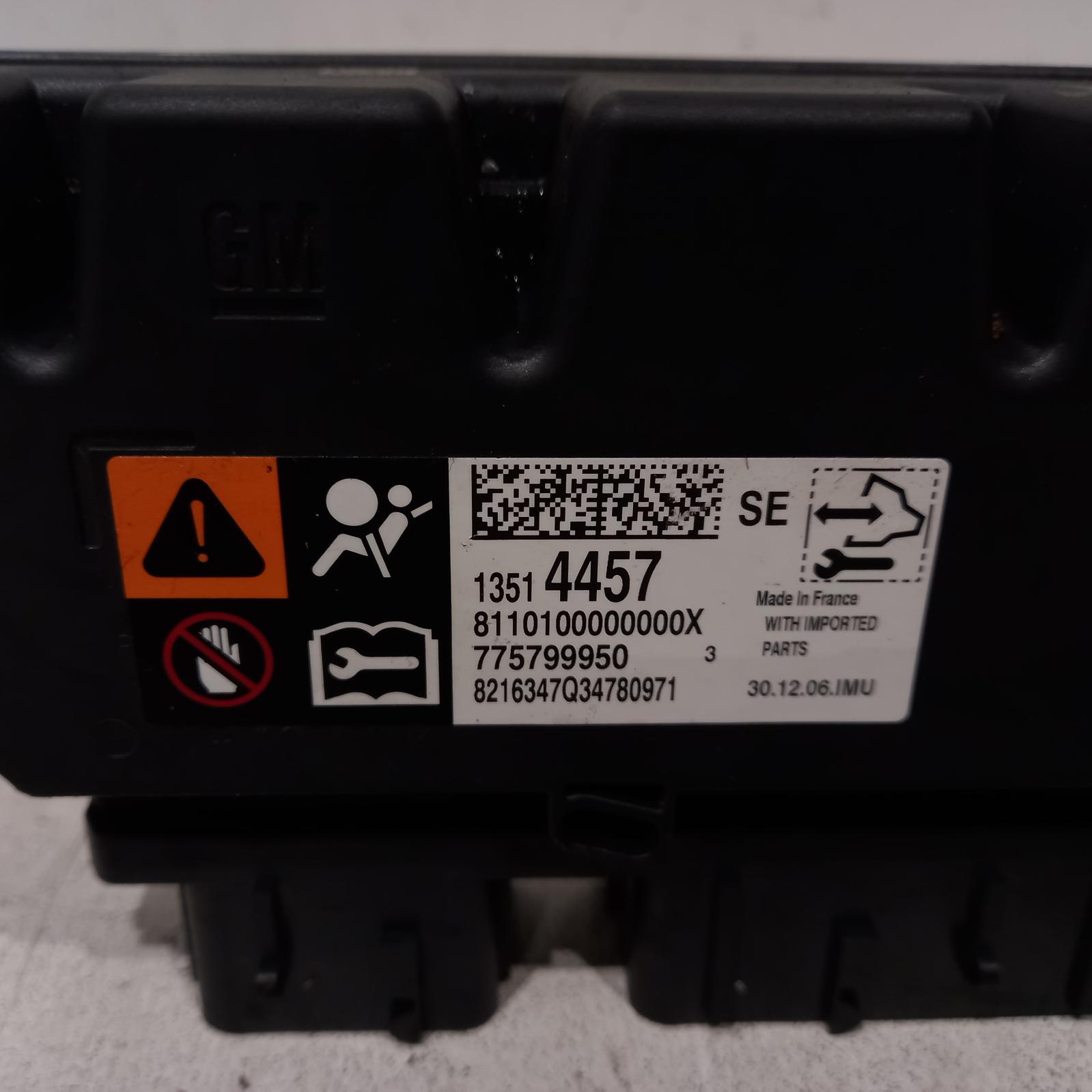 View Auto part Airbag Module/Sensor Holden Astra 2017