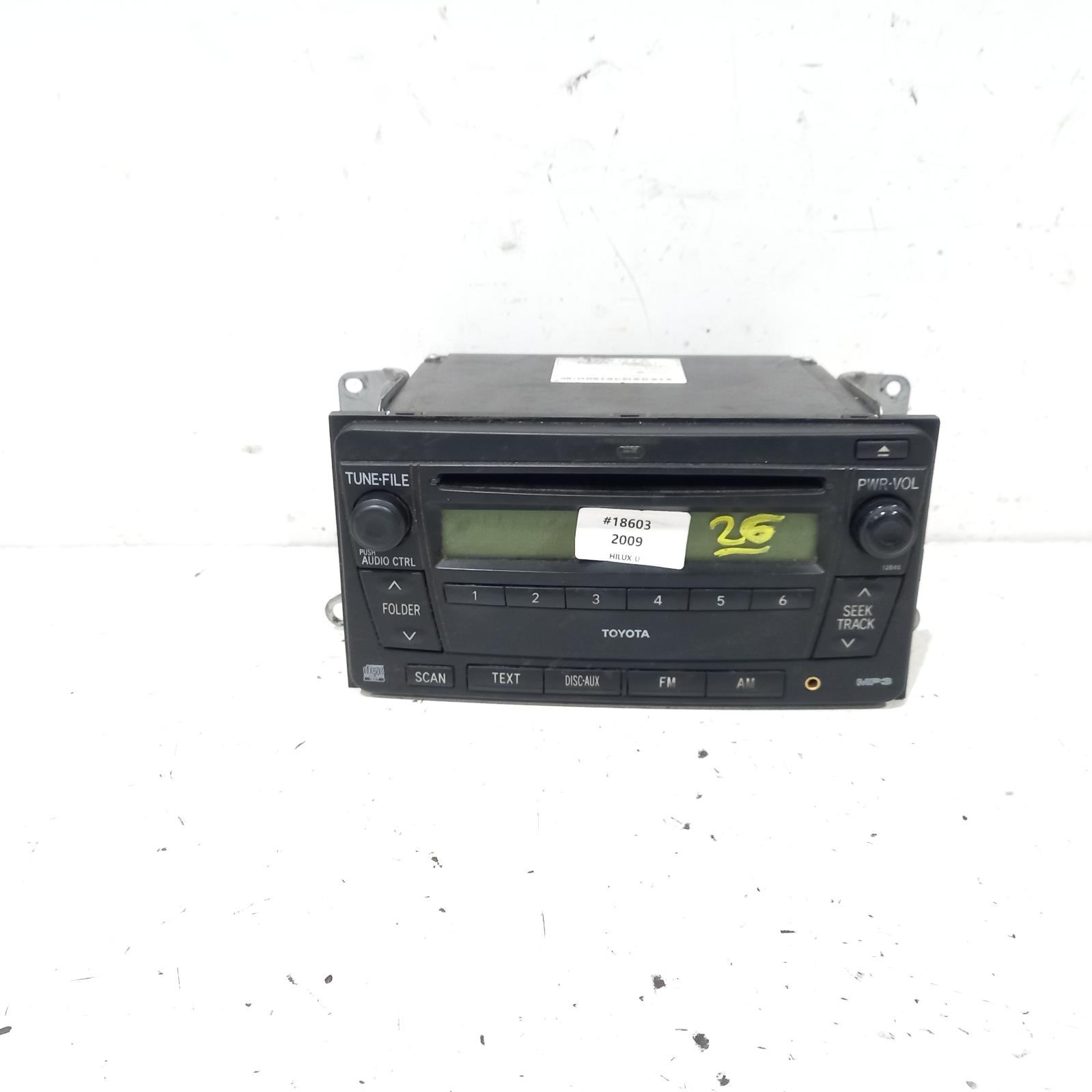 View Auto part Radio/Cd/Dvd/Sat/Tv Toyota Hilux 2009