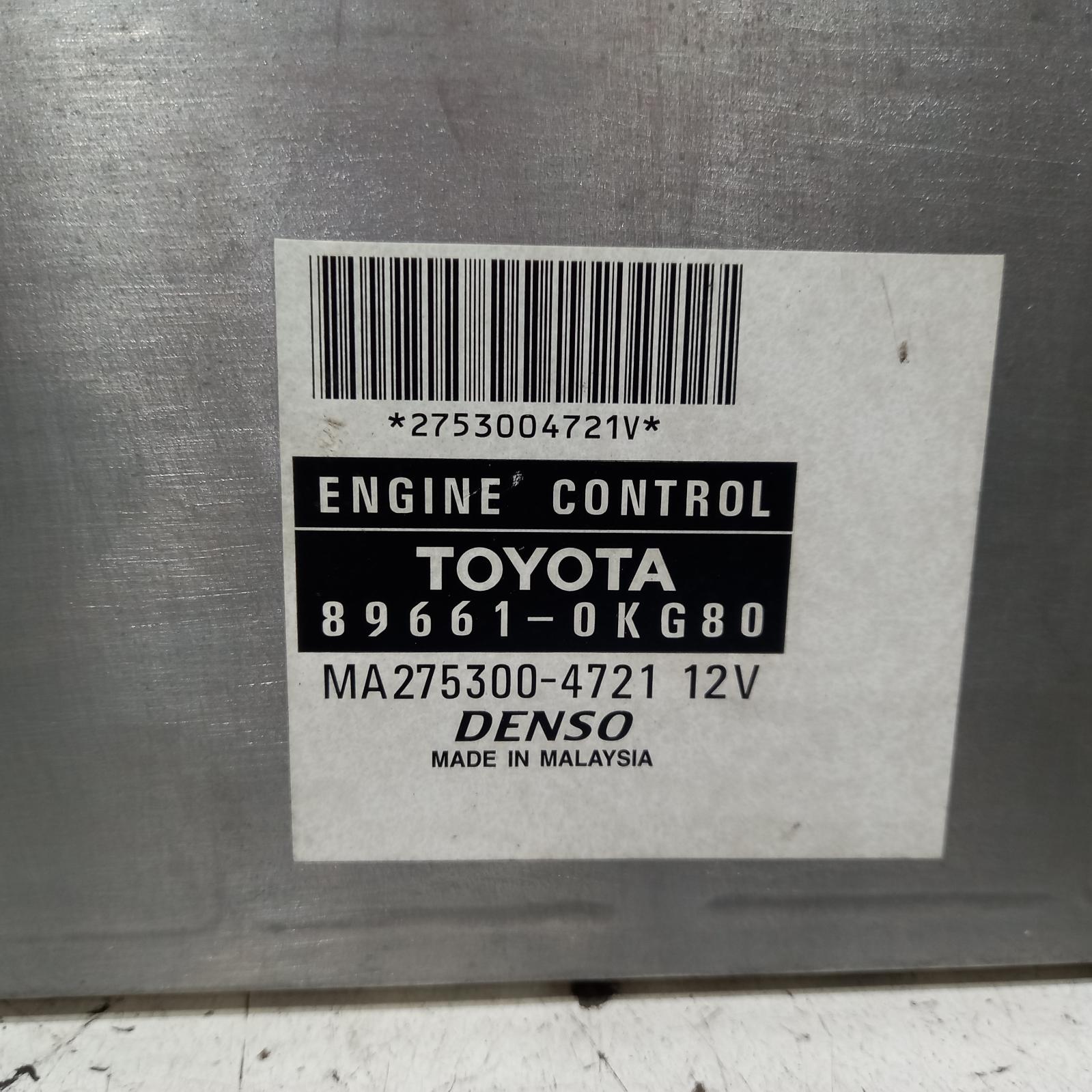 View Auto part Ecu Toyota Hilux 2009