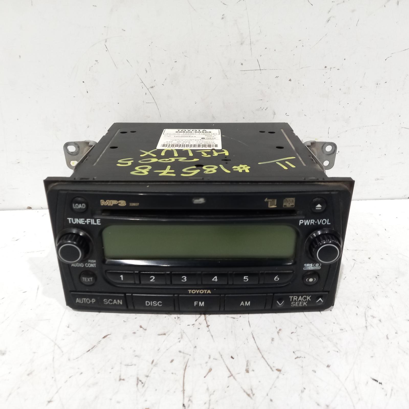 View Auto part Radio/Cd/Dvd/Sat/Tv Toyota Hilux 2005